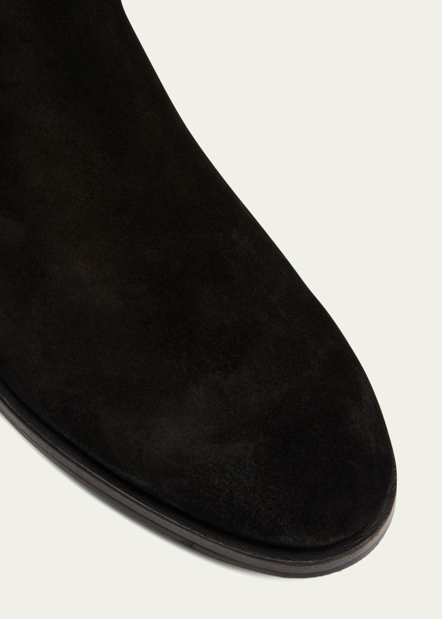 Santoni Fleeces Suede Tall Ranch Boots Image 5 of 5