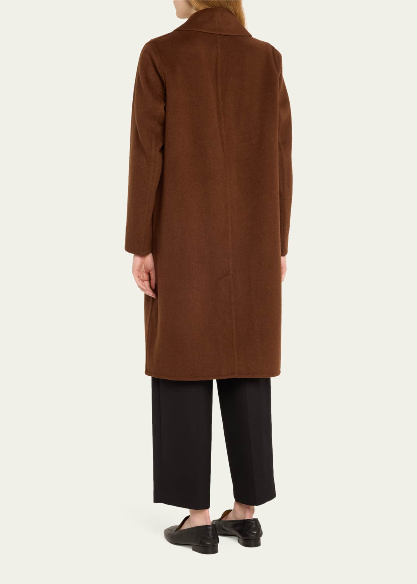 Vince Classic Straight Wool Blend Coat