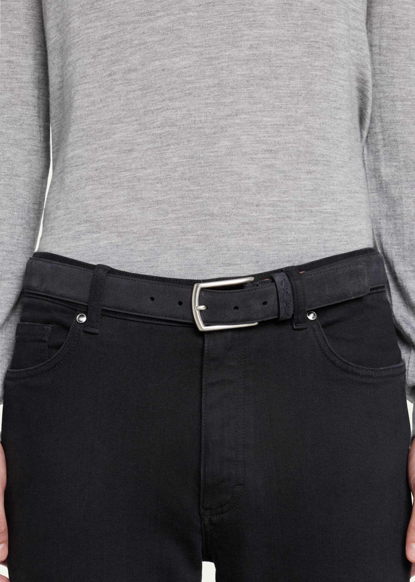Zegna mens belt hotsell