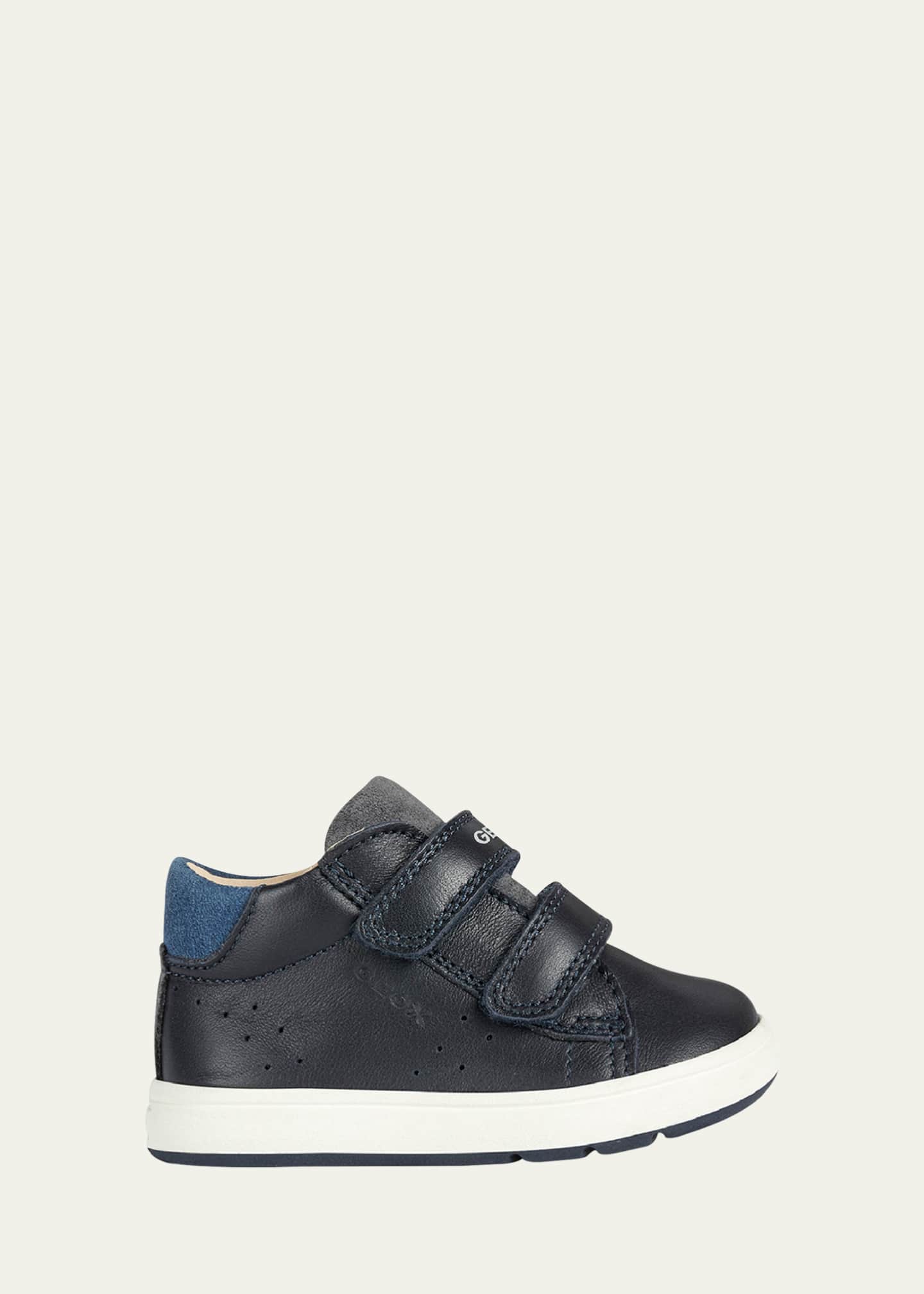 Geox Boy s Biglia Perforated Leather Sneakers Baby Toddlers