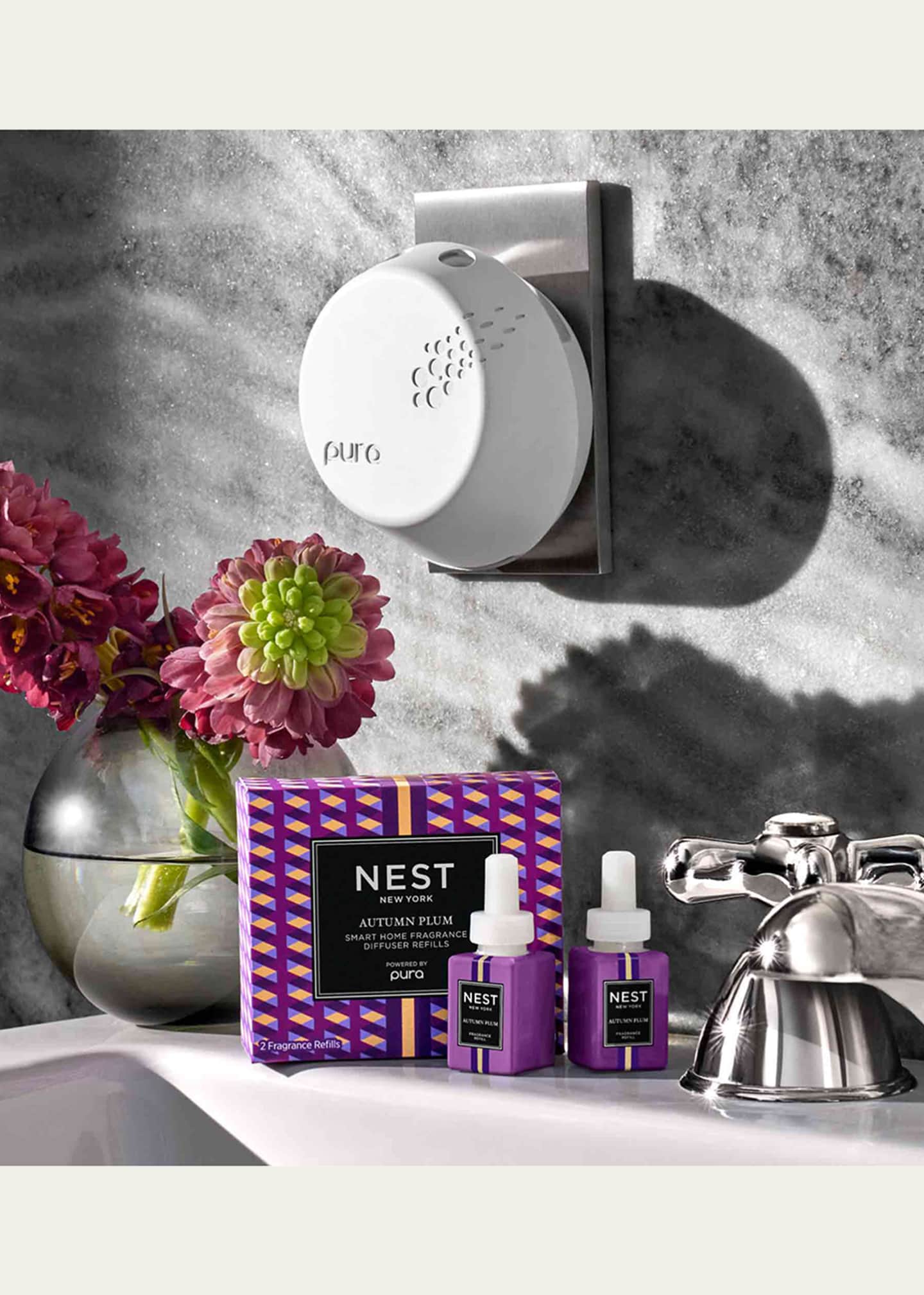 NEST New York x Pura Autumn Plum Refill Duo for Smart Home Fragrance
