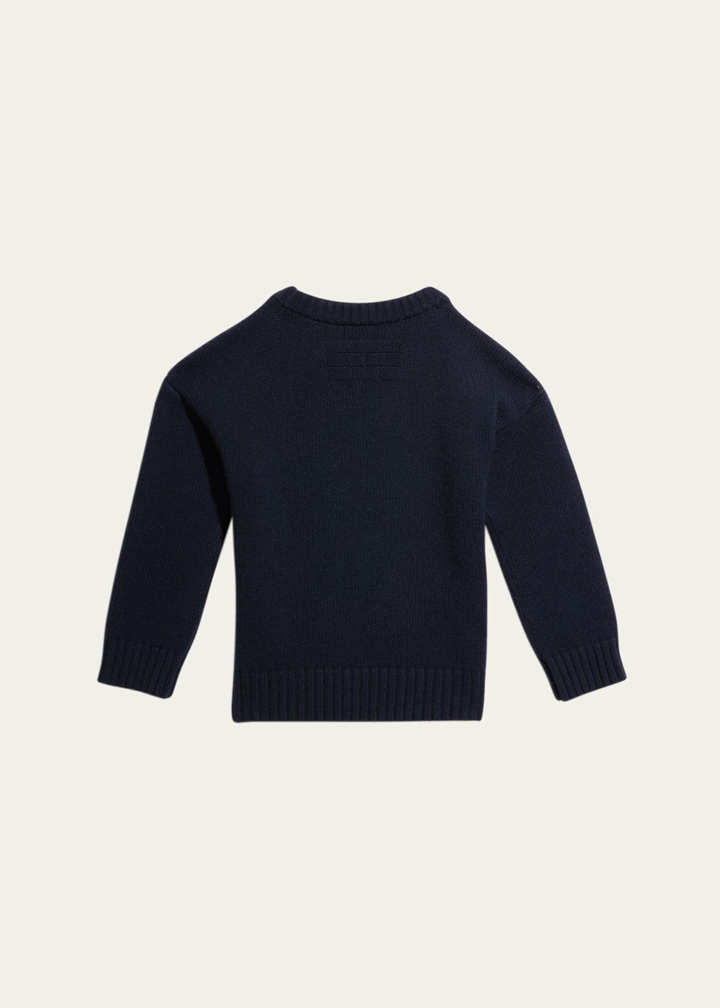 FRAME x Ritz Paris FRAME x Ritz Paris Kid's Cashmere Sweater, Size 6-12 Image 2 of 3