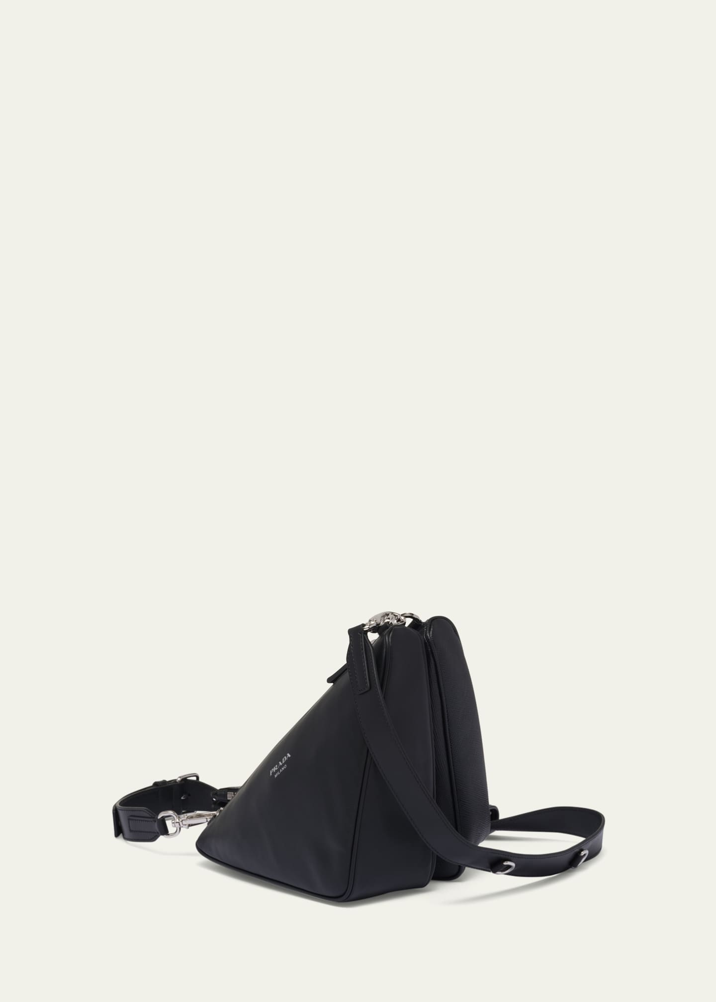 Prada Salffiano Leather Triangle Bag