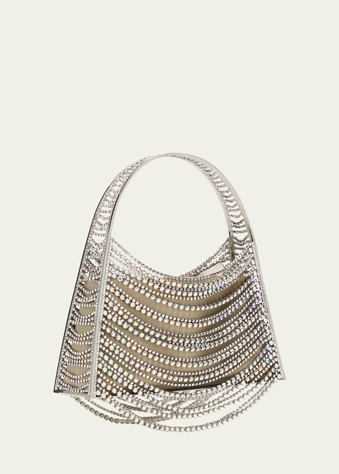 Benedetta Bruzziches Lucia in the Sky Crystal Top-Handle Bag