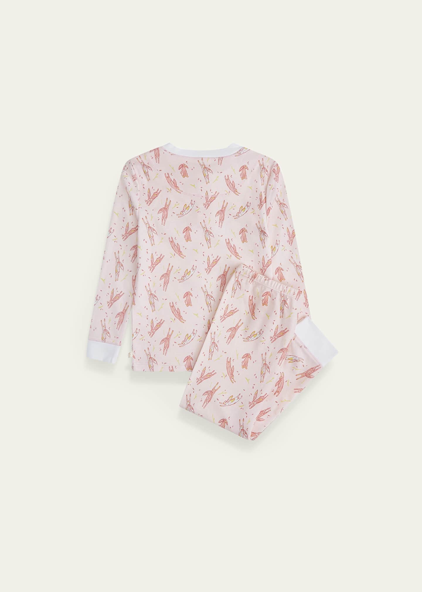 Marie Chantal Kid's Mini Little Bunny Pajama Set, Size 2-8 Image 2 of 5