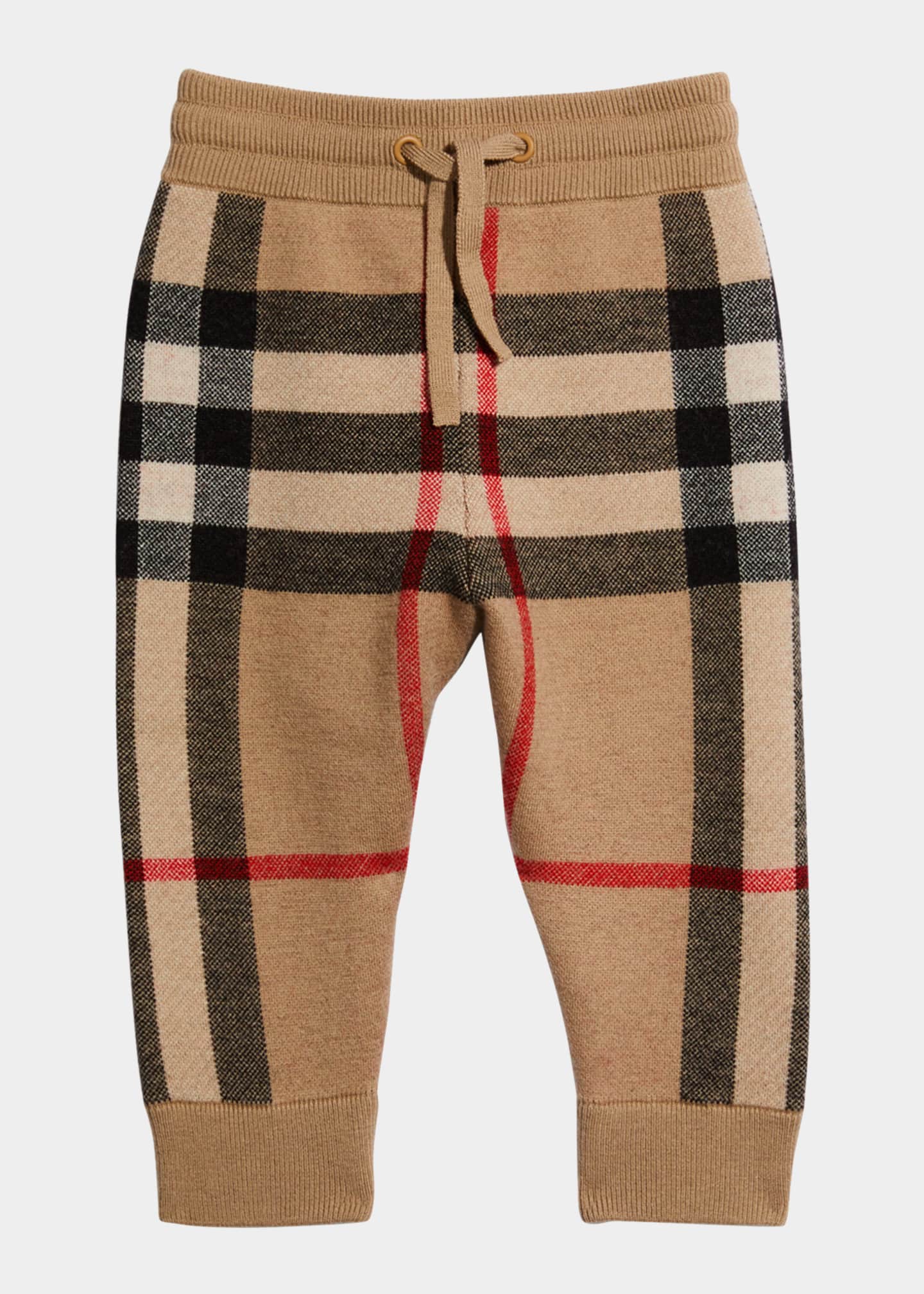 Burberry Boy s Gerard Check Print Joggers Size 6M 2