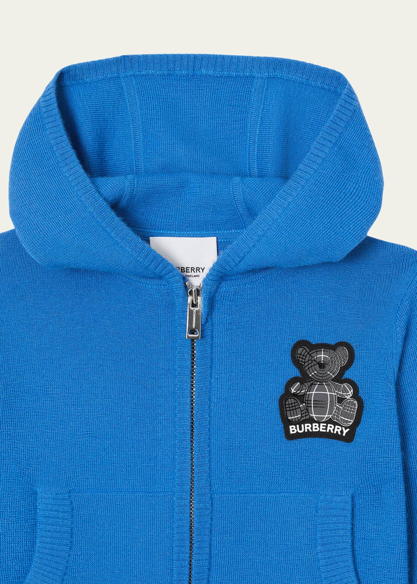 Burberry Girl s Otto Silicone Bear Patch Cashmere Sweater Size 6M