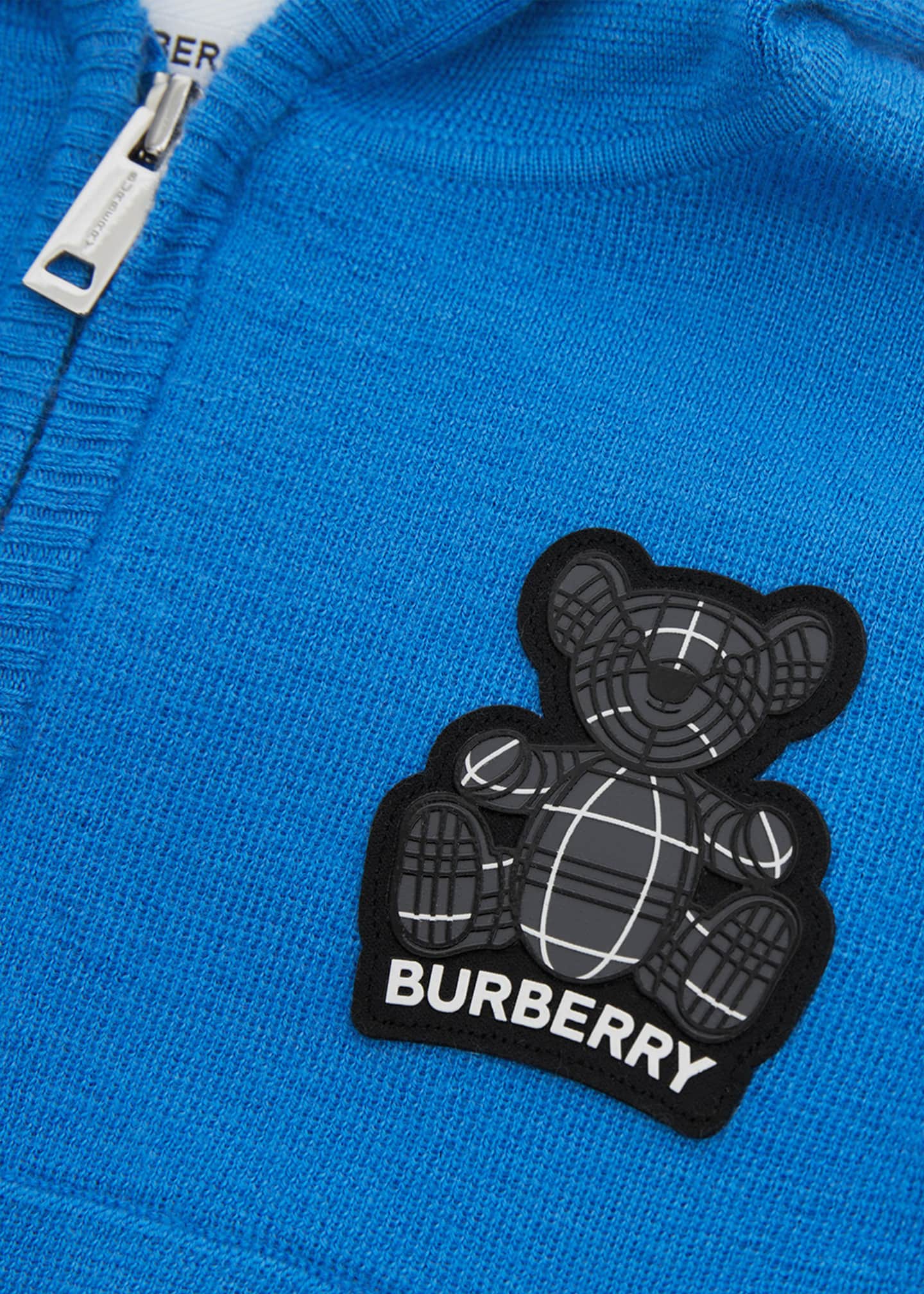 Burberry Girl s Otto Silicone Bear Patch Cashmere Sweater Size 6M