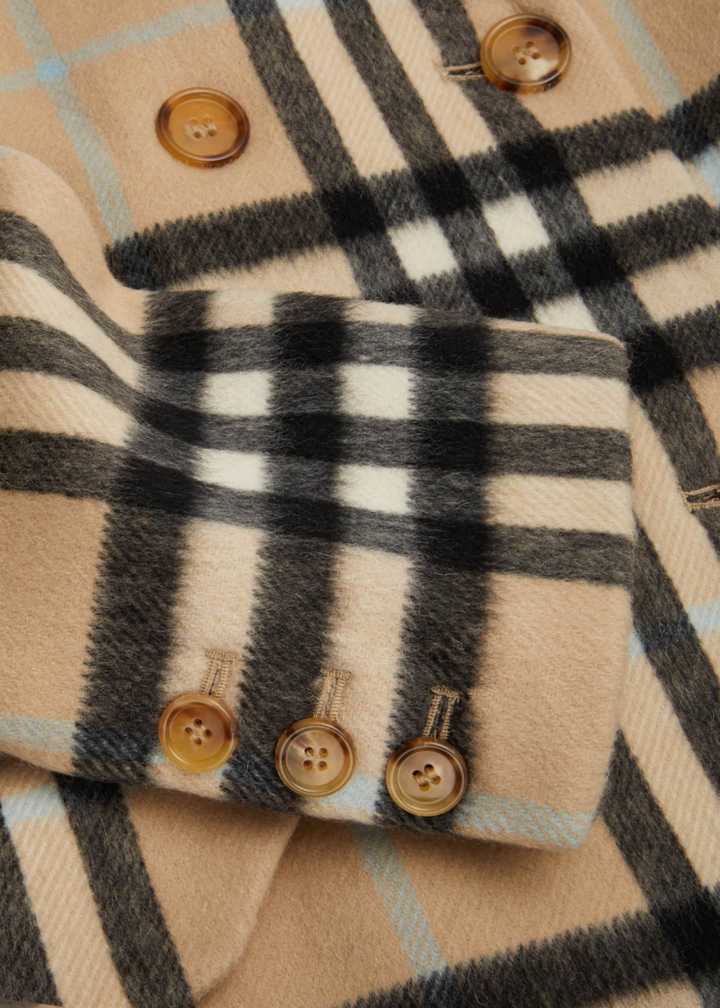 Burberry Girl's Poppy Wool Coat, Size 314 Bergdorf Goodman