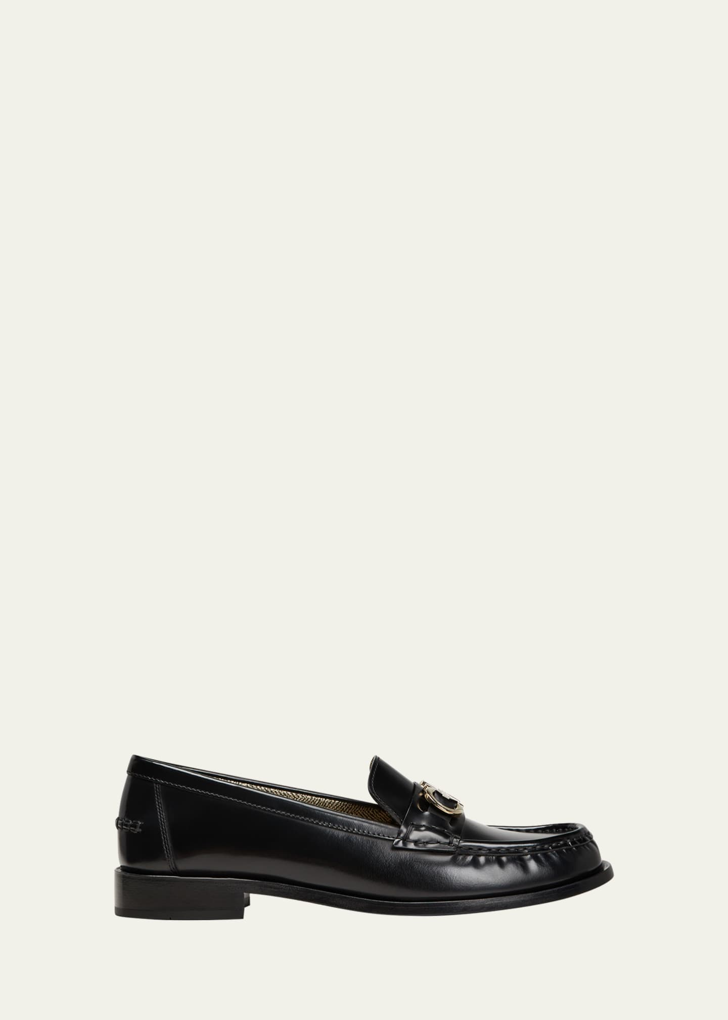 Ferragamo Ofelia Goatskin Bit Loafers - Bergdorf Goodman