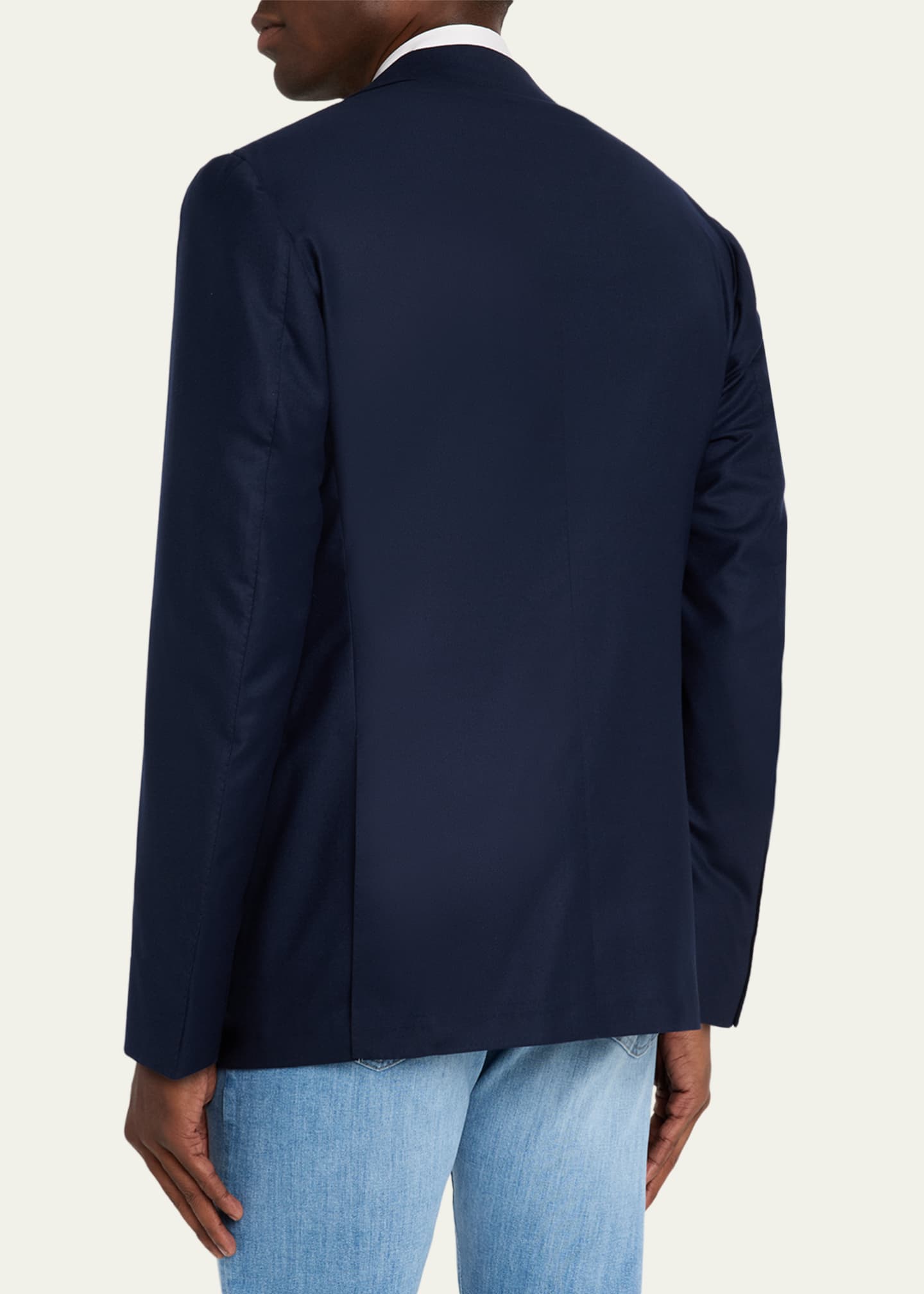 Cesare Attolini Men's Deconstructed Wool Two-Button Blazer