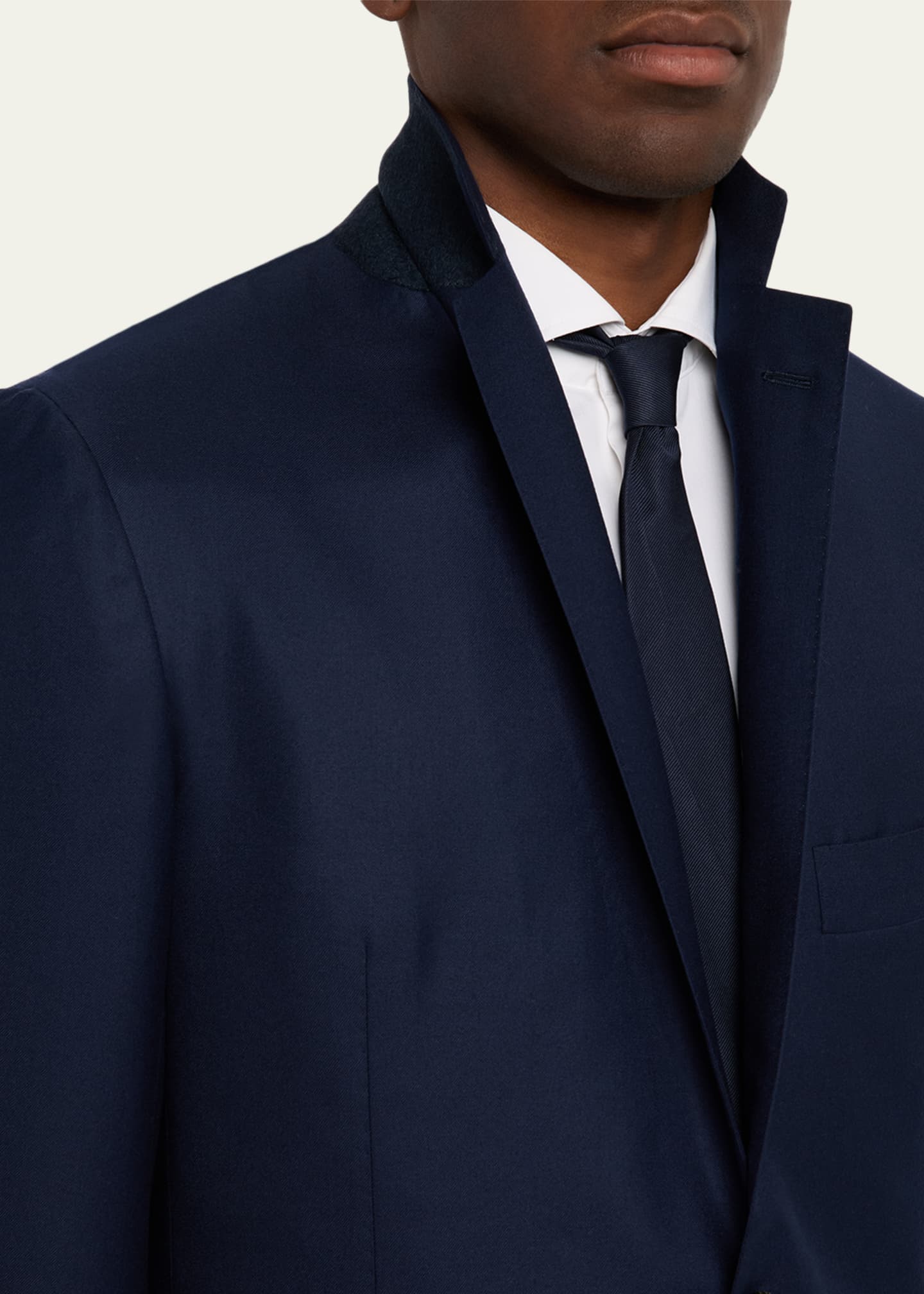 Cesare Attolini Men's Deconstructed Wool Two-Button Blazer