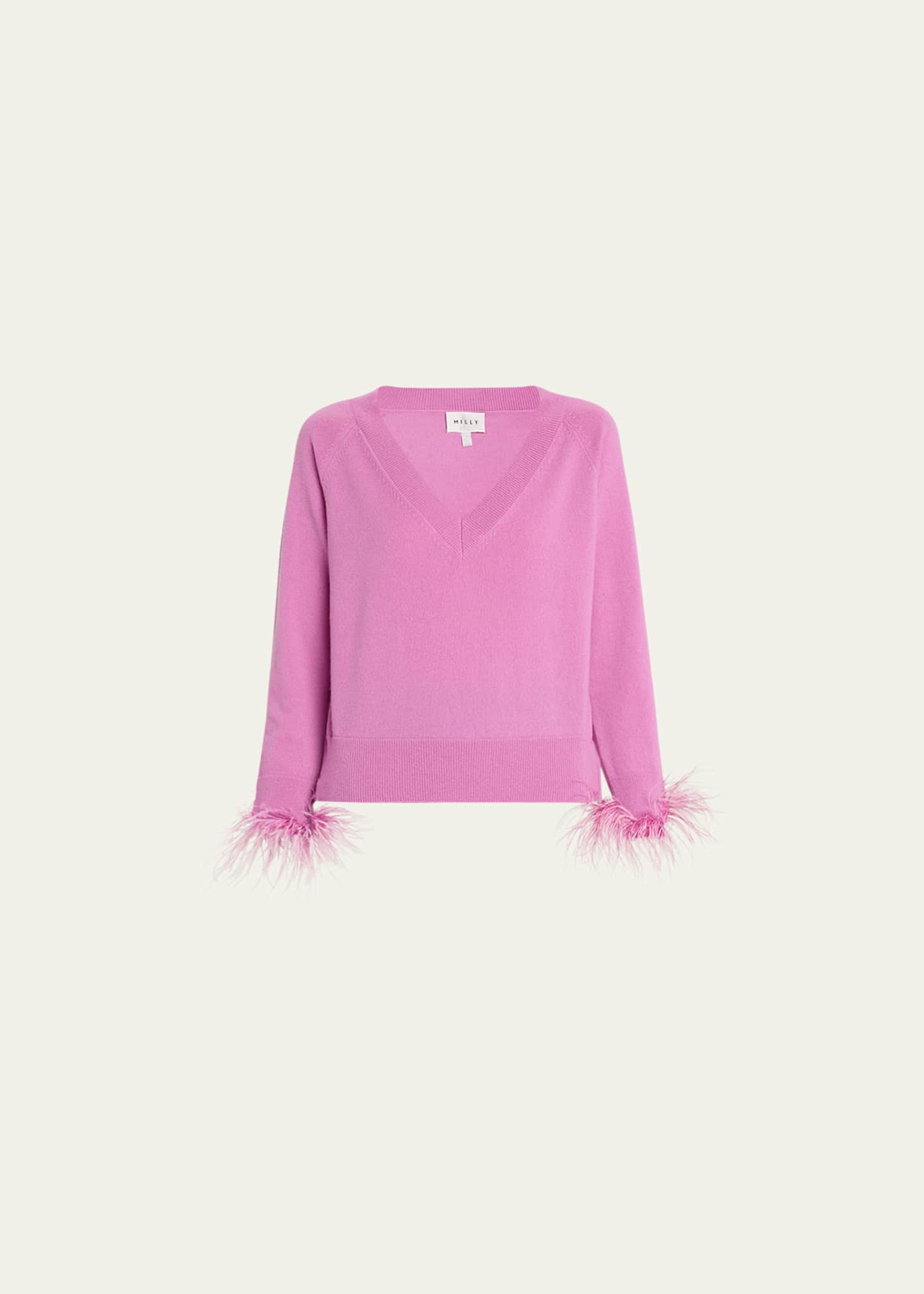 Milly hot sale pink sweater