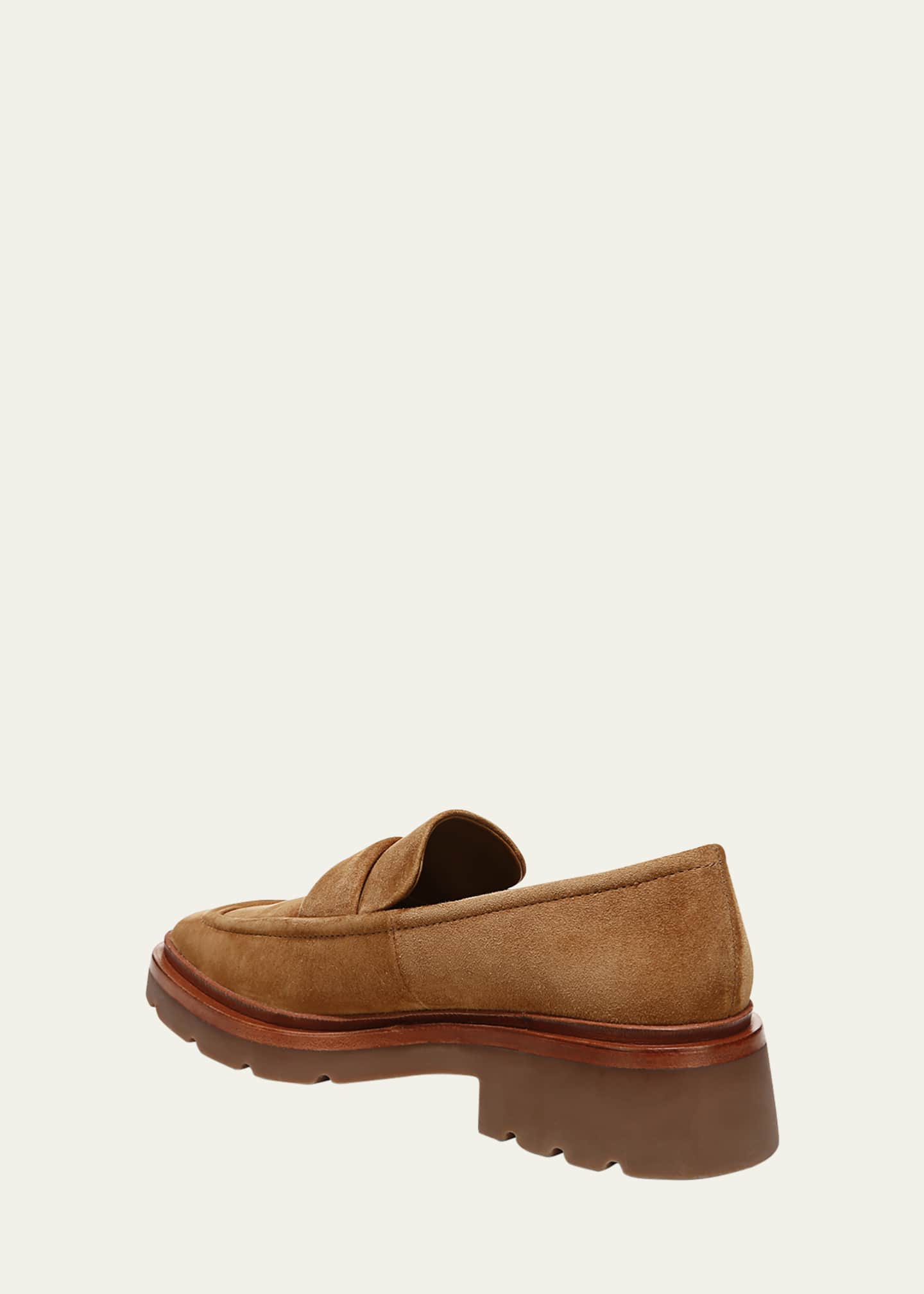 Vince Robin Suede Loafers Bergdorf Goodman