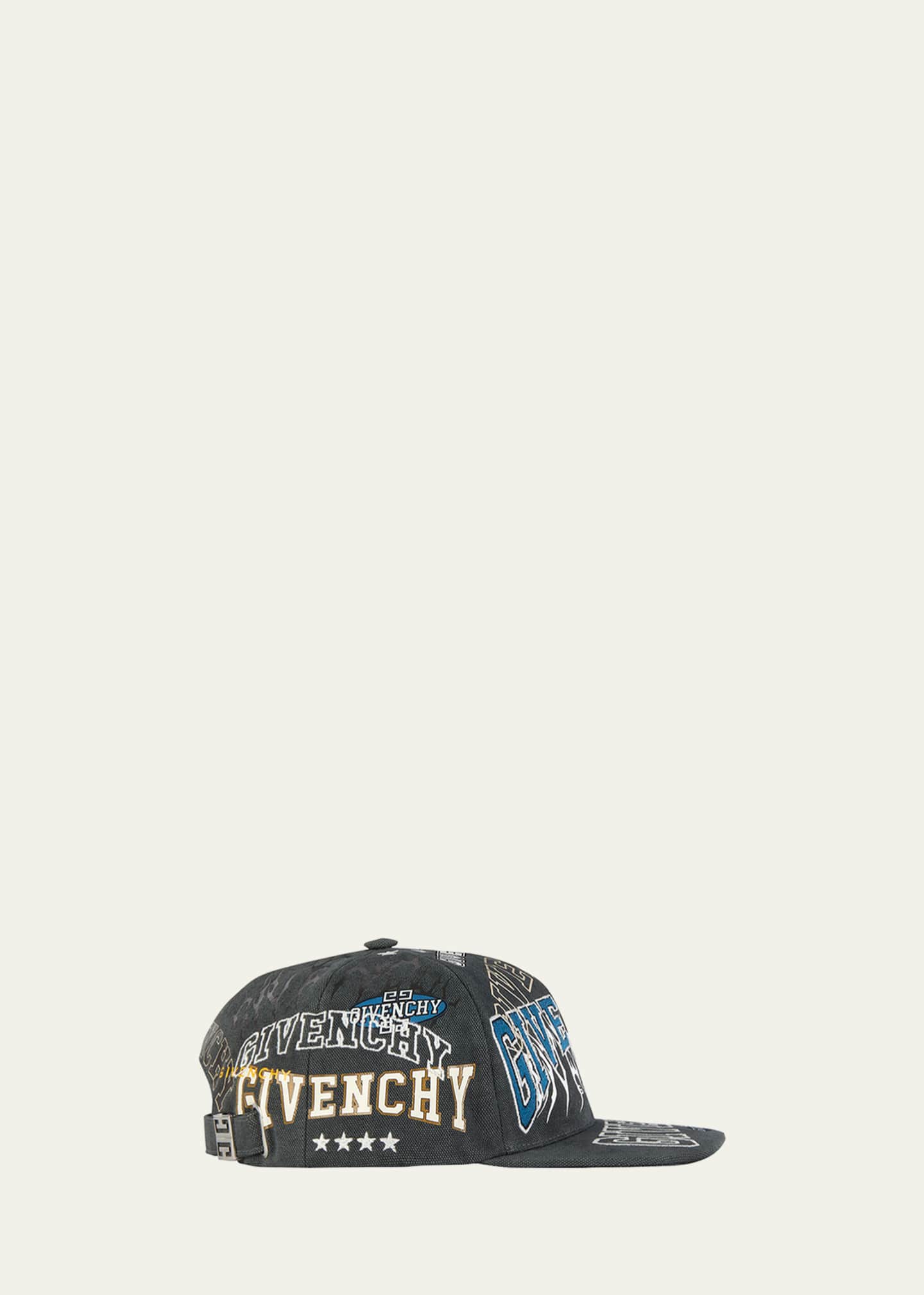 Givenchy Men's Mixed-Logo Flat Brim Baseball Cap - Bergdorf Goodman
