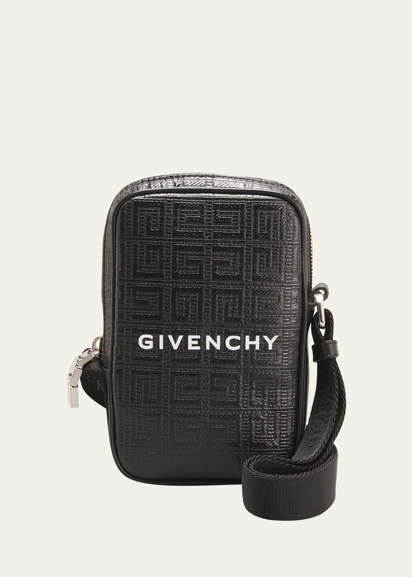 Givenchy Men's 4GEmbossed Vertical Crossbody Bag, S Bergdorf Goodman