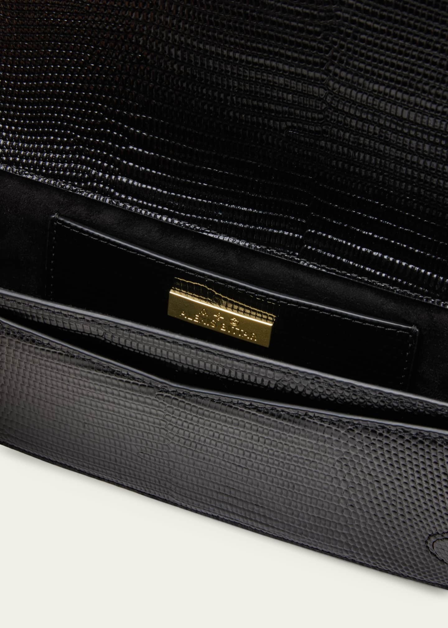 Alexis Bittar Twisted Gold Side Handle Clutch Purse Bergdorf Goodman