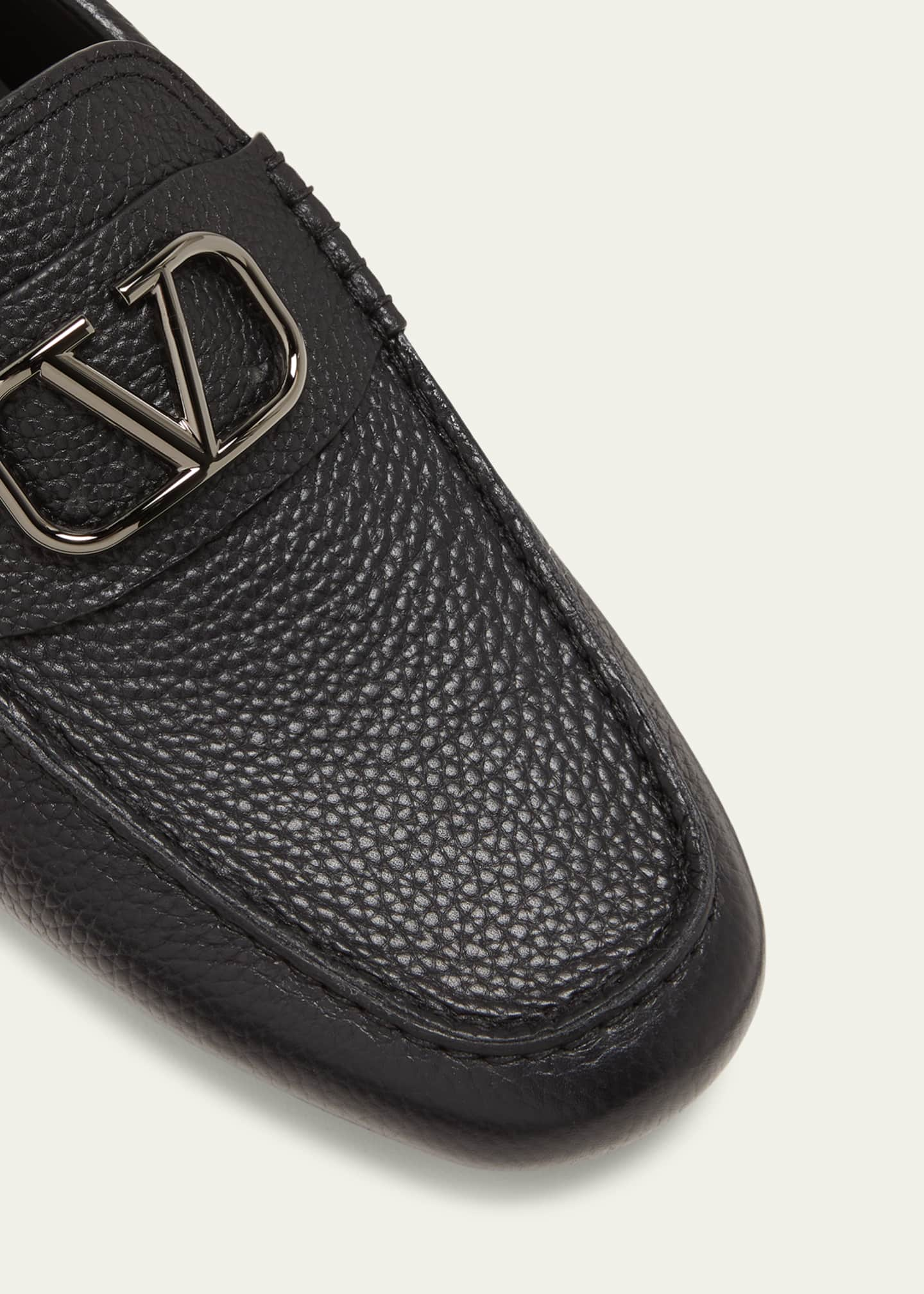 VALENTINO GARAVANI, Black Men's Loafers