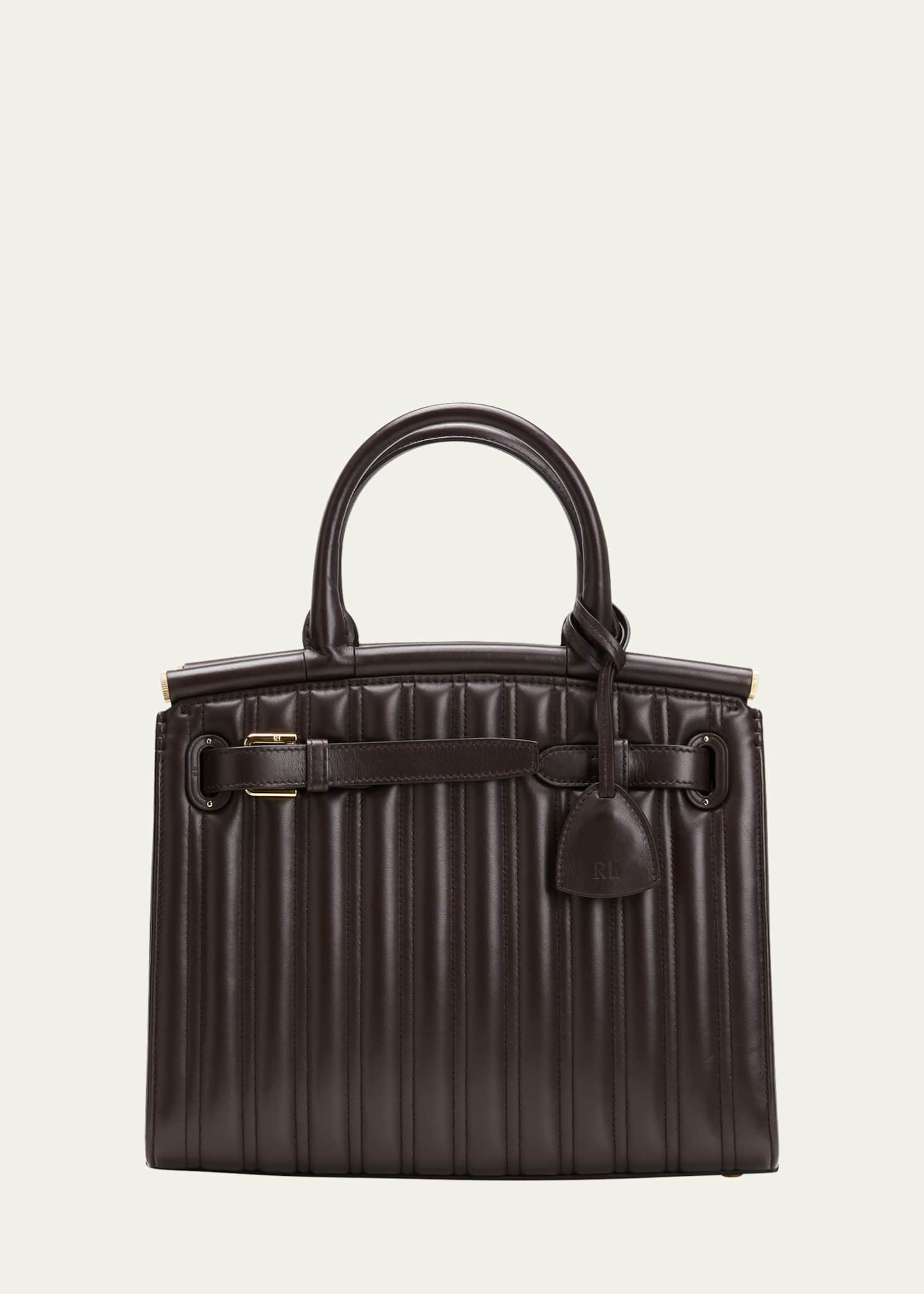 Ralph Lauren Collection Medium Quilted Leather Satchel Bag Bergdorf Goodman