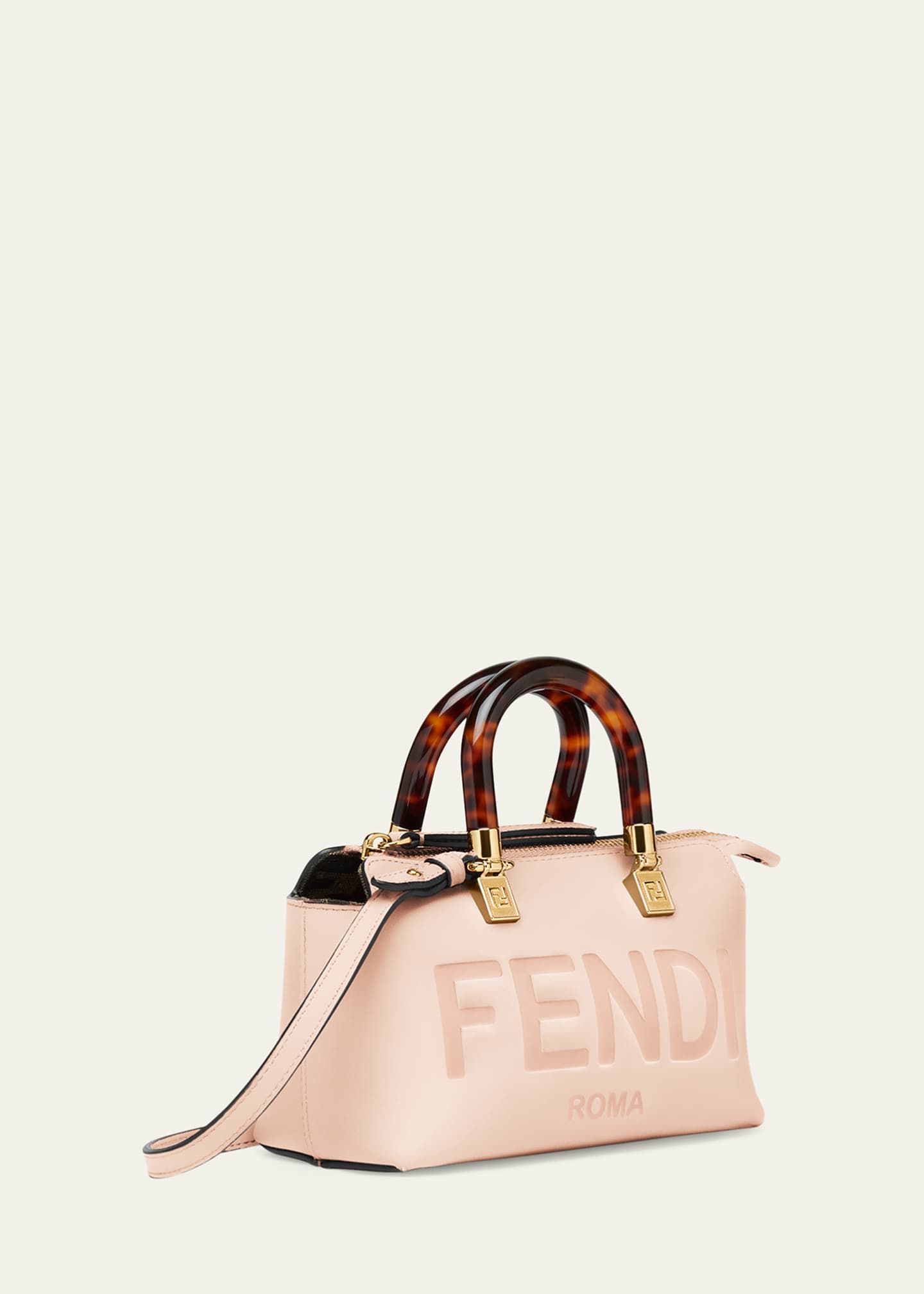 Fendi By the Way Mini Logo Calfskin Top-Handle Bag - Bergdorf Goodman
