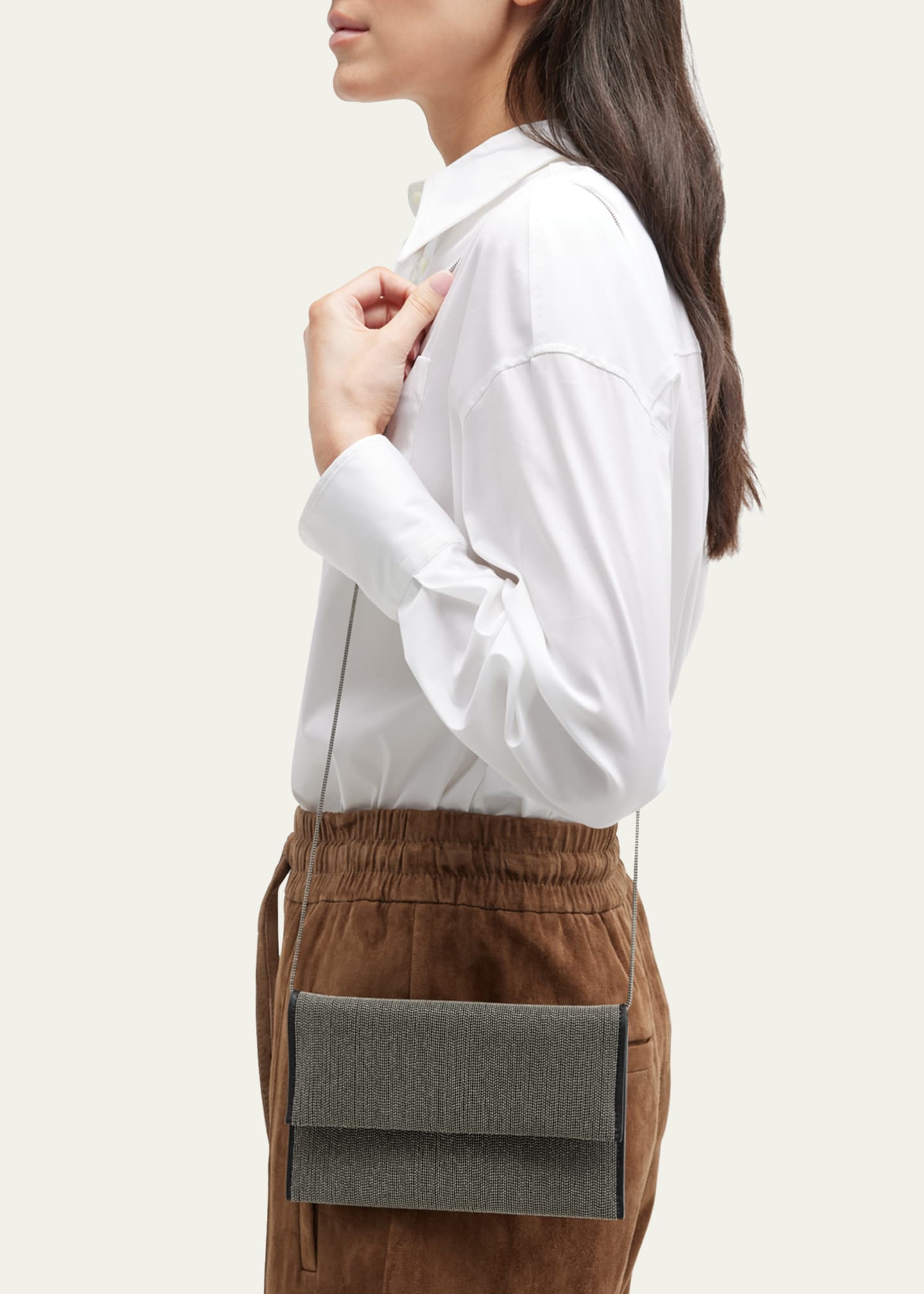 Brunello cucinelli evening bag best sale