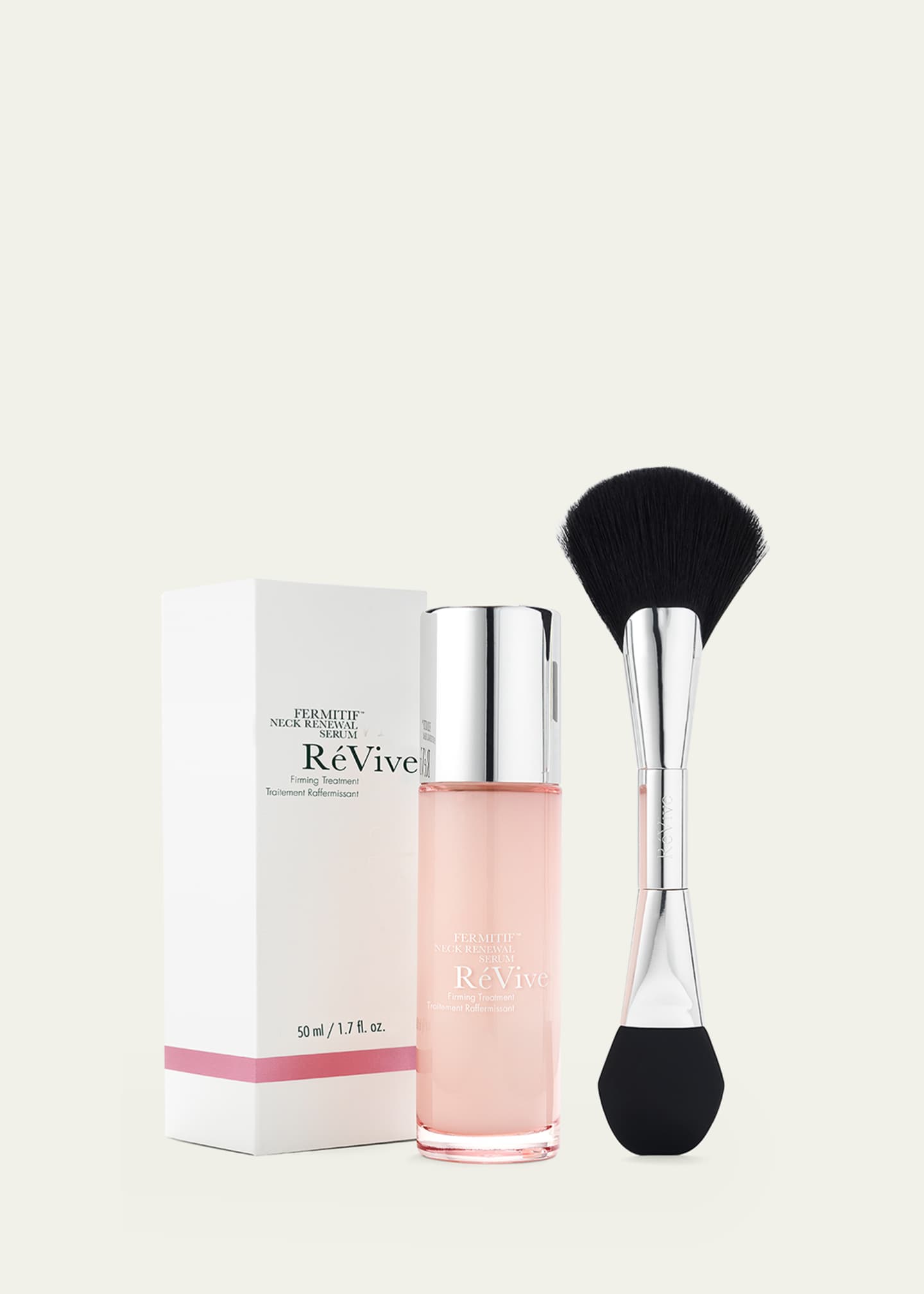 ReVive Fermitif Neck Serum + Dual Ended Applicator Brush, 1.7 oz. Image 4 of 5