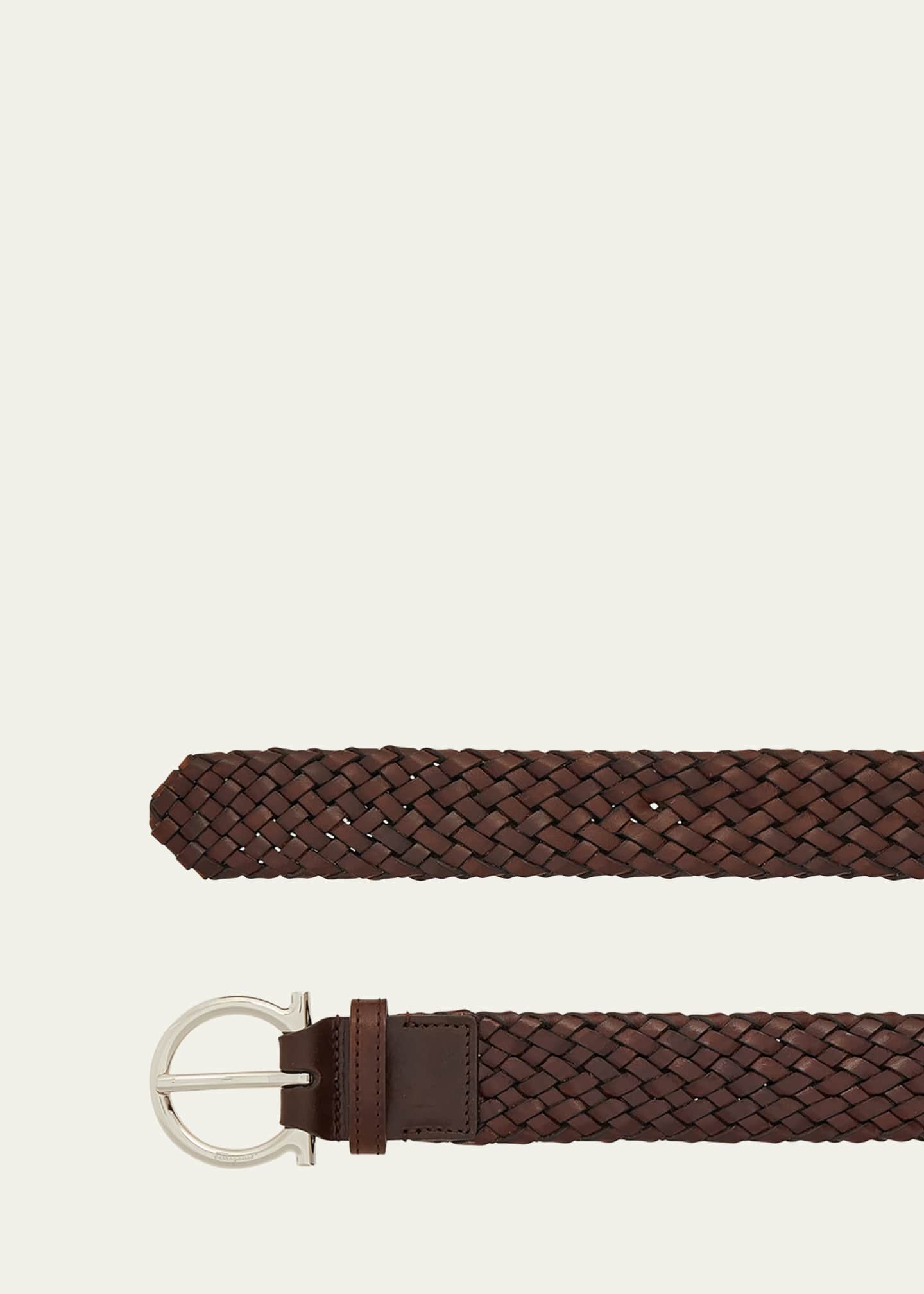 Ferragamo braided belt discount