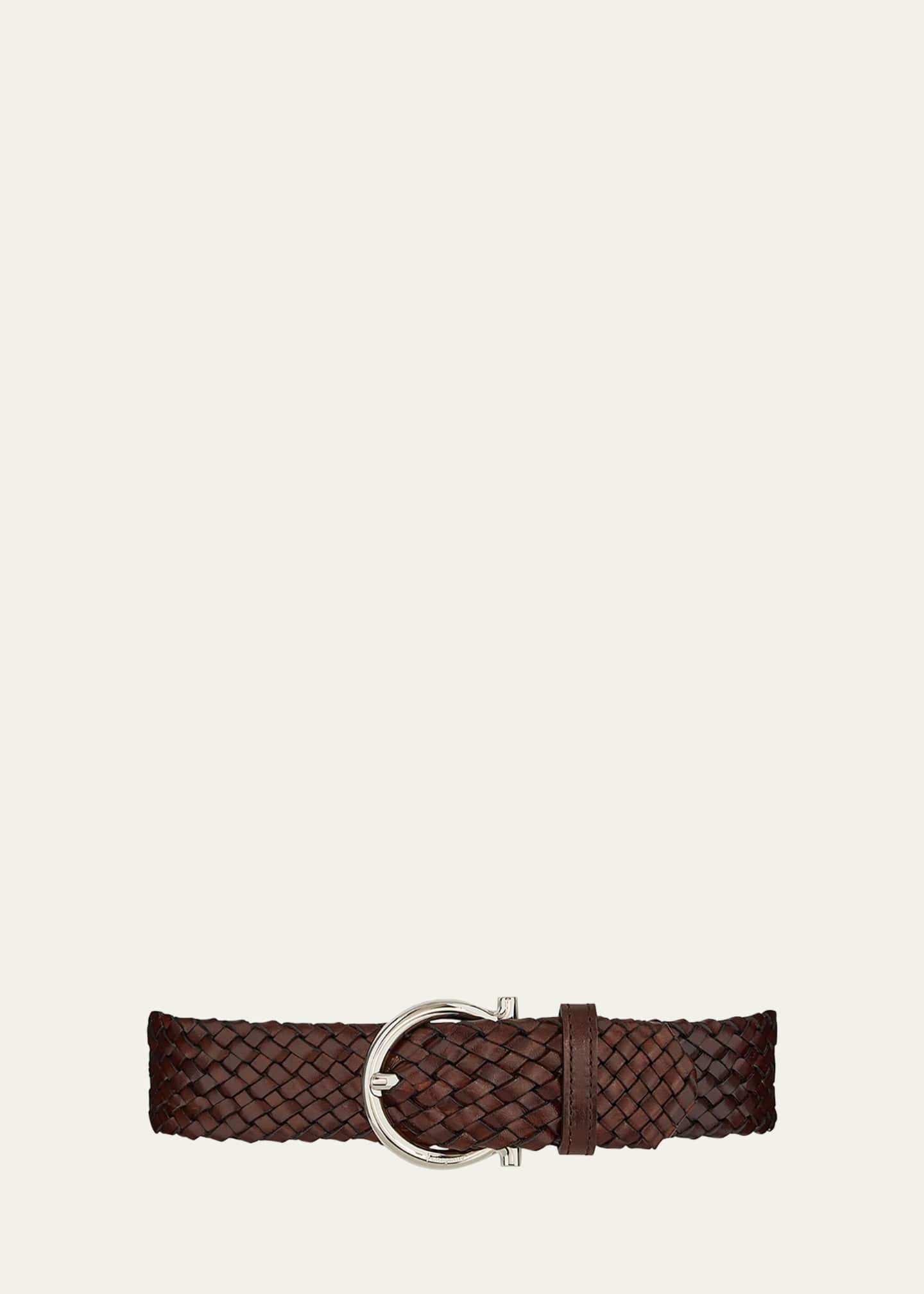 ferragamo woven belt