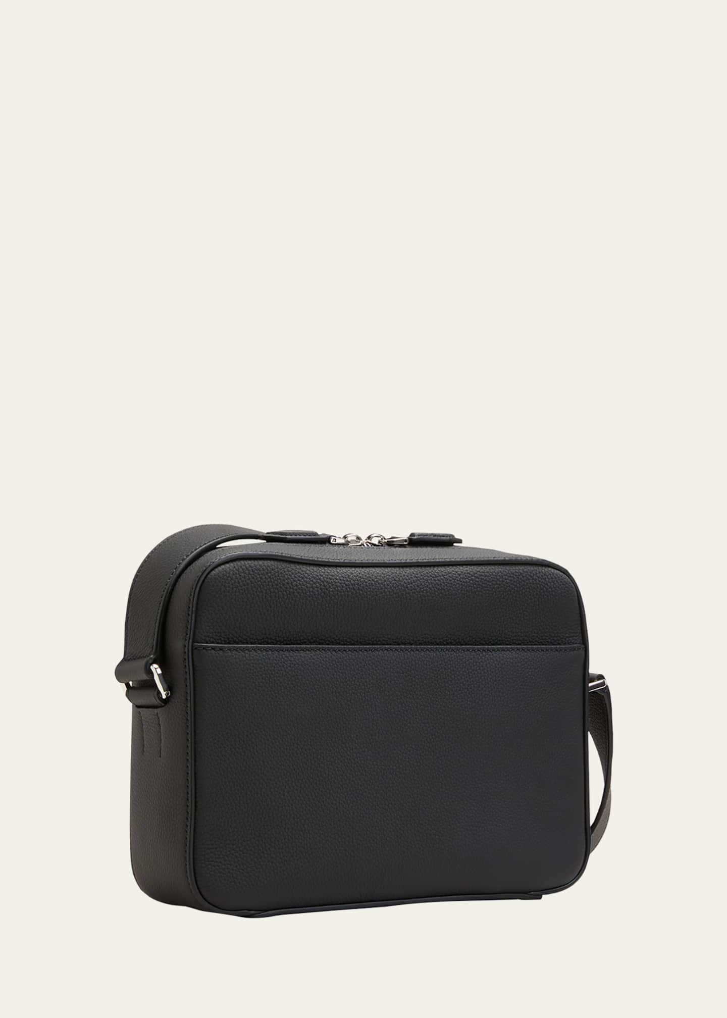 Ferragamo Men's The Studio Leather Crossbody Messenger Bag Bergdorf