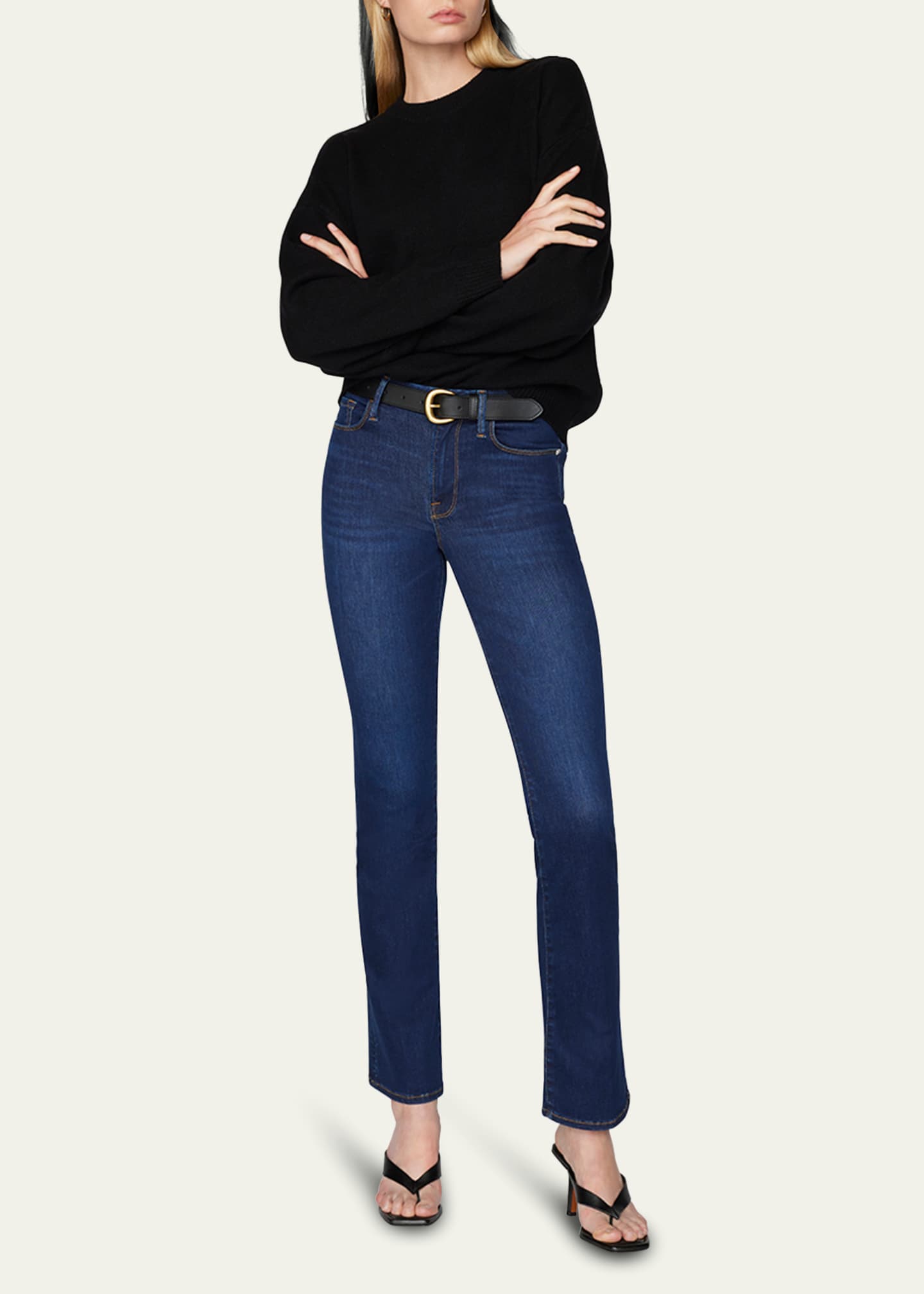 FRAME Le Mini Boot High Rise Slim Bootcut Jeans Bergdorf Goodman