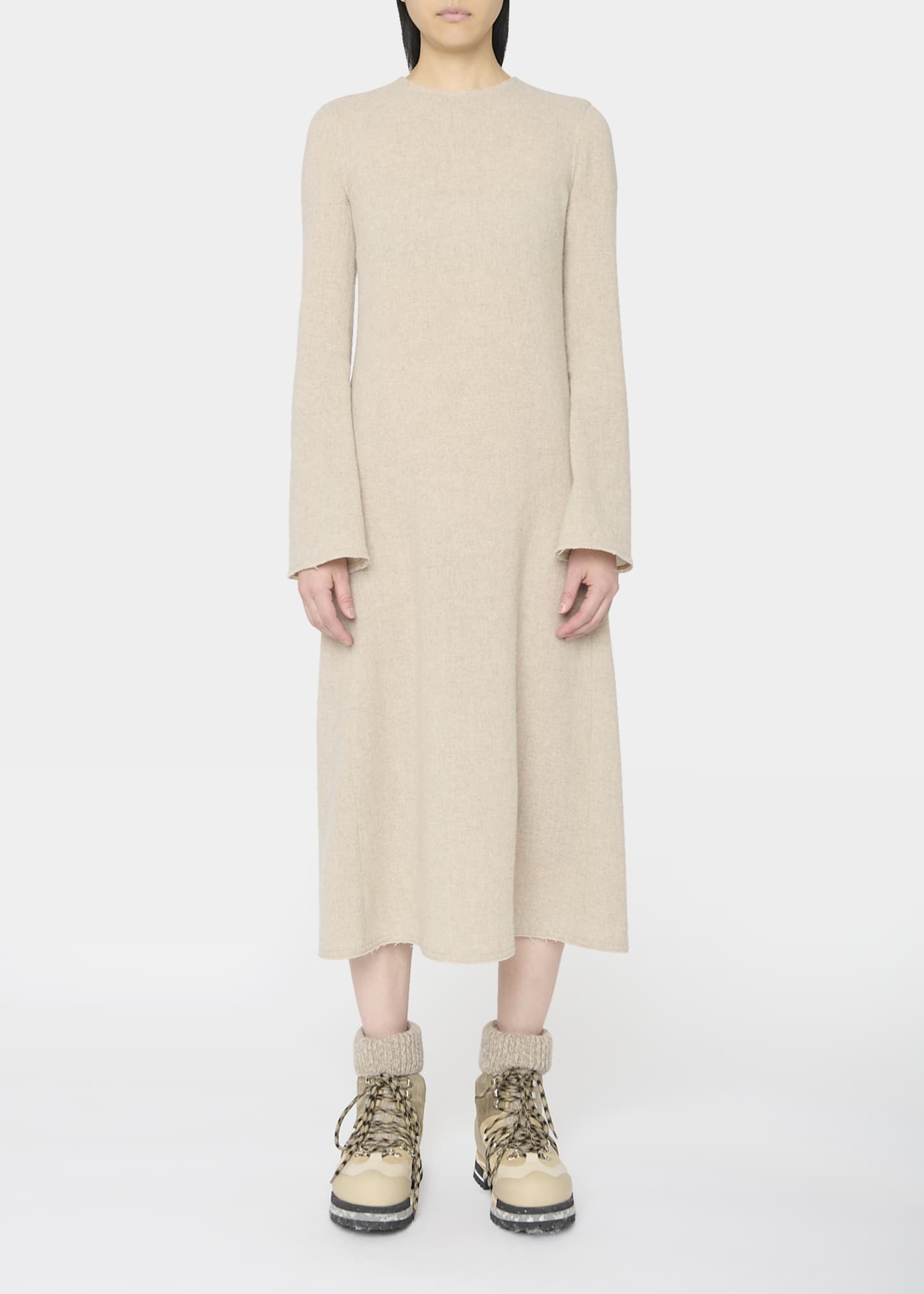 midi cashmere dress