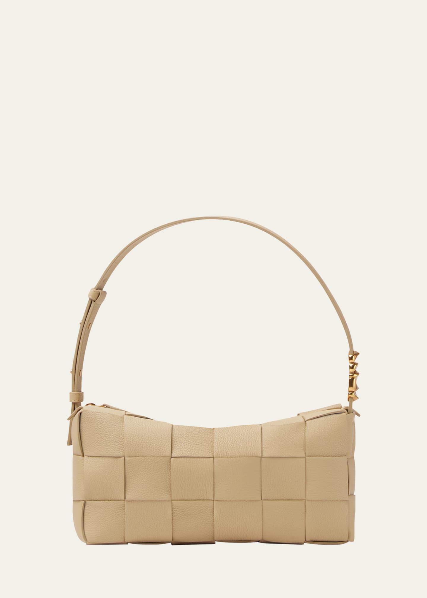 Bottega veneta cassette padded intrecciato leather shoulder bag store
