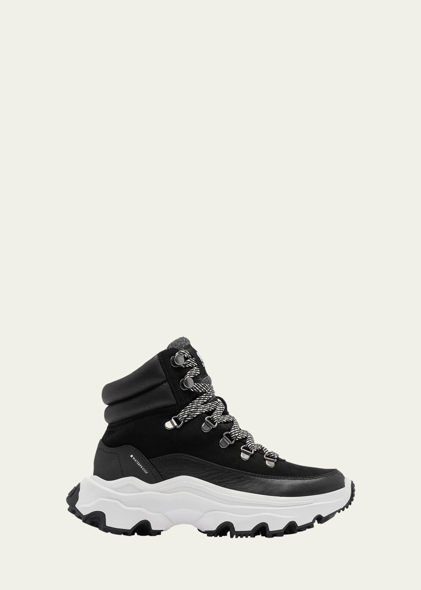 sorel kinetic conquest mixed leather hiker boots