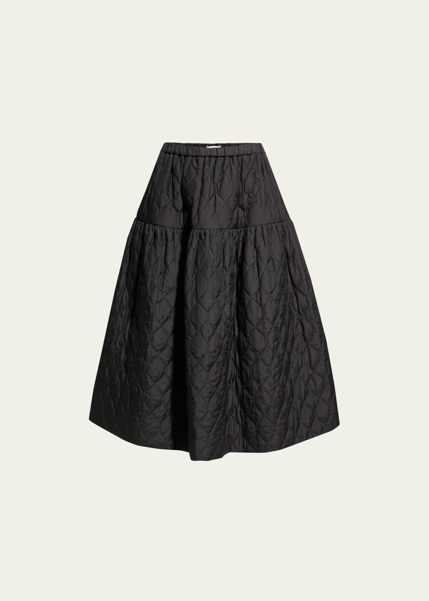 Jason Wu Quilted A-Line Midi Skirt - Bergdorf Goodman