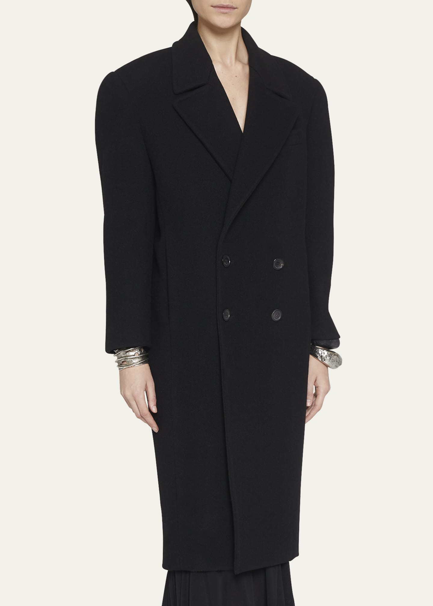 Saint laurent peacoat sales