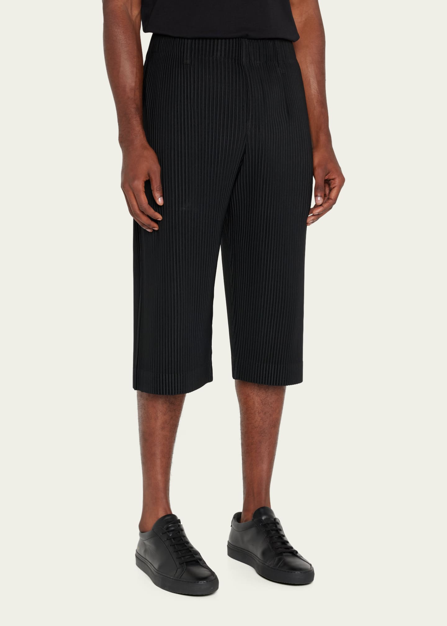 Issey miyake pleated shorts shop