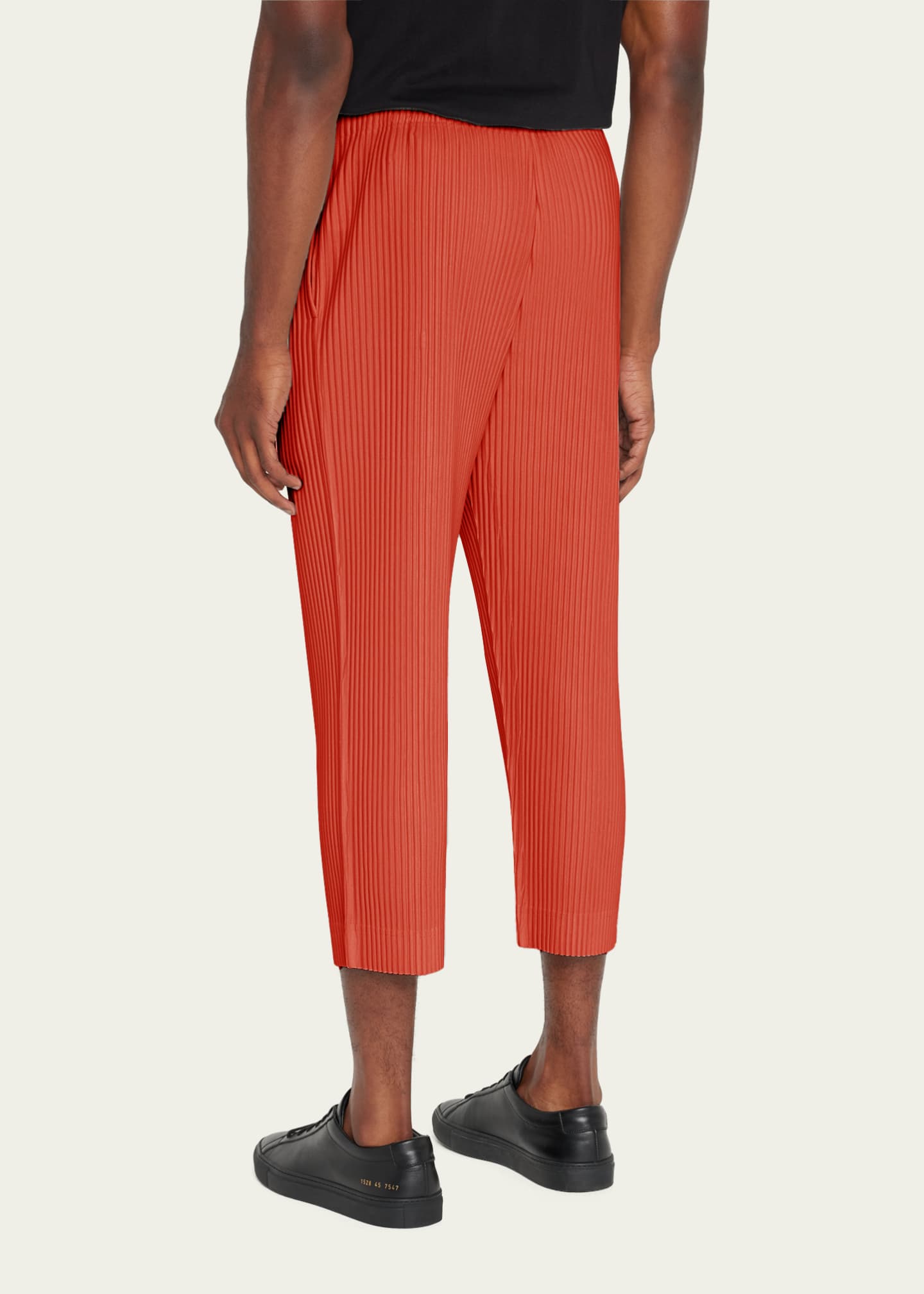 Issey Miyake Pleated Cropped Pants