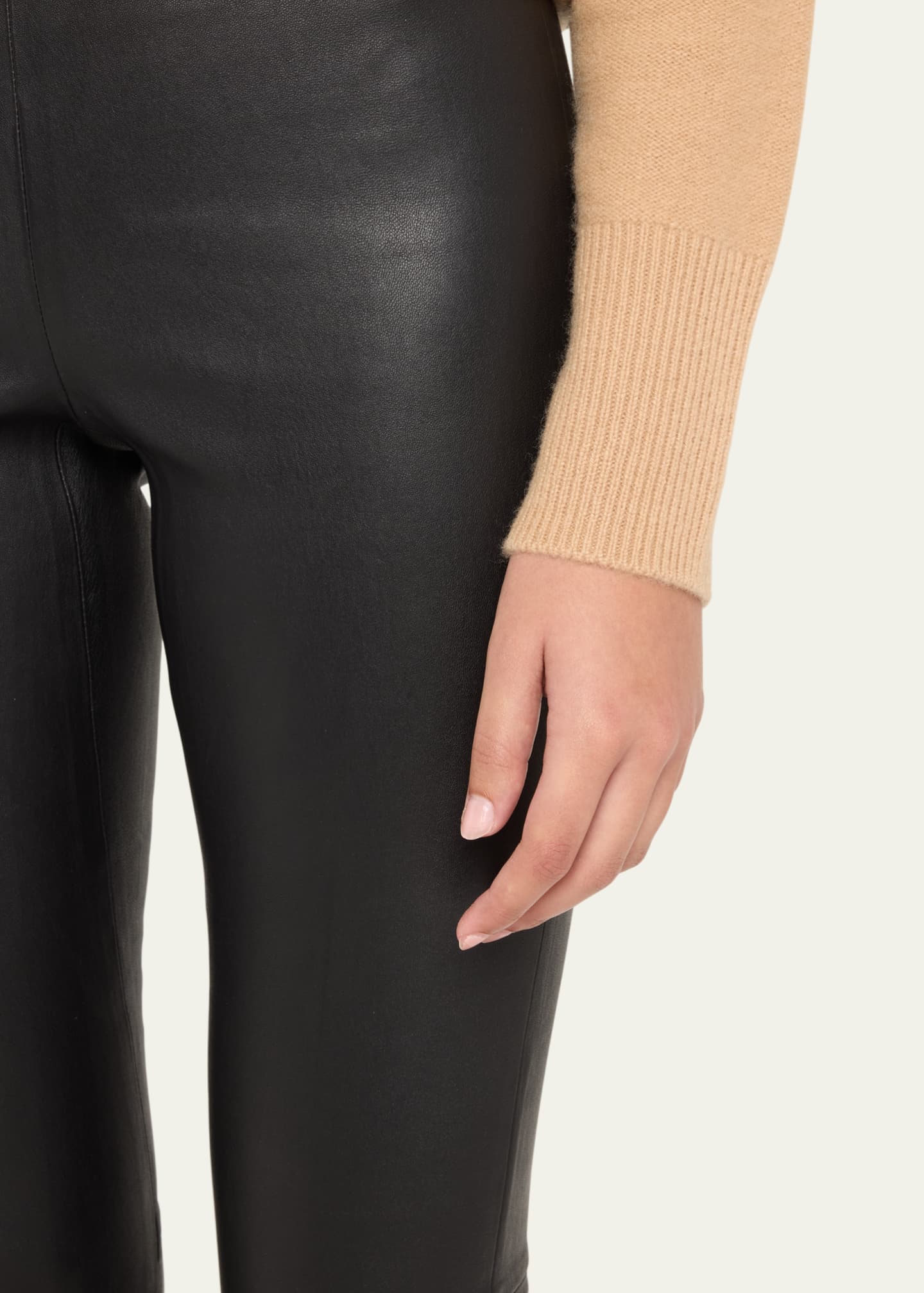 Vince leather leggings hot sale