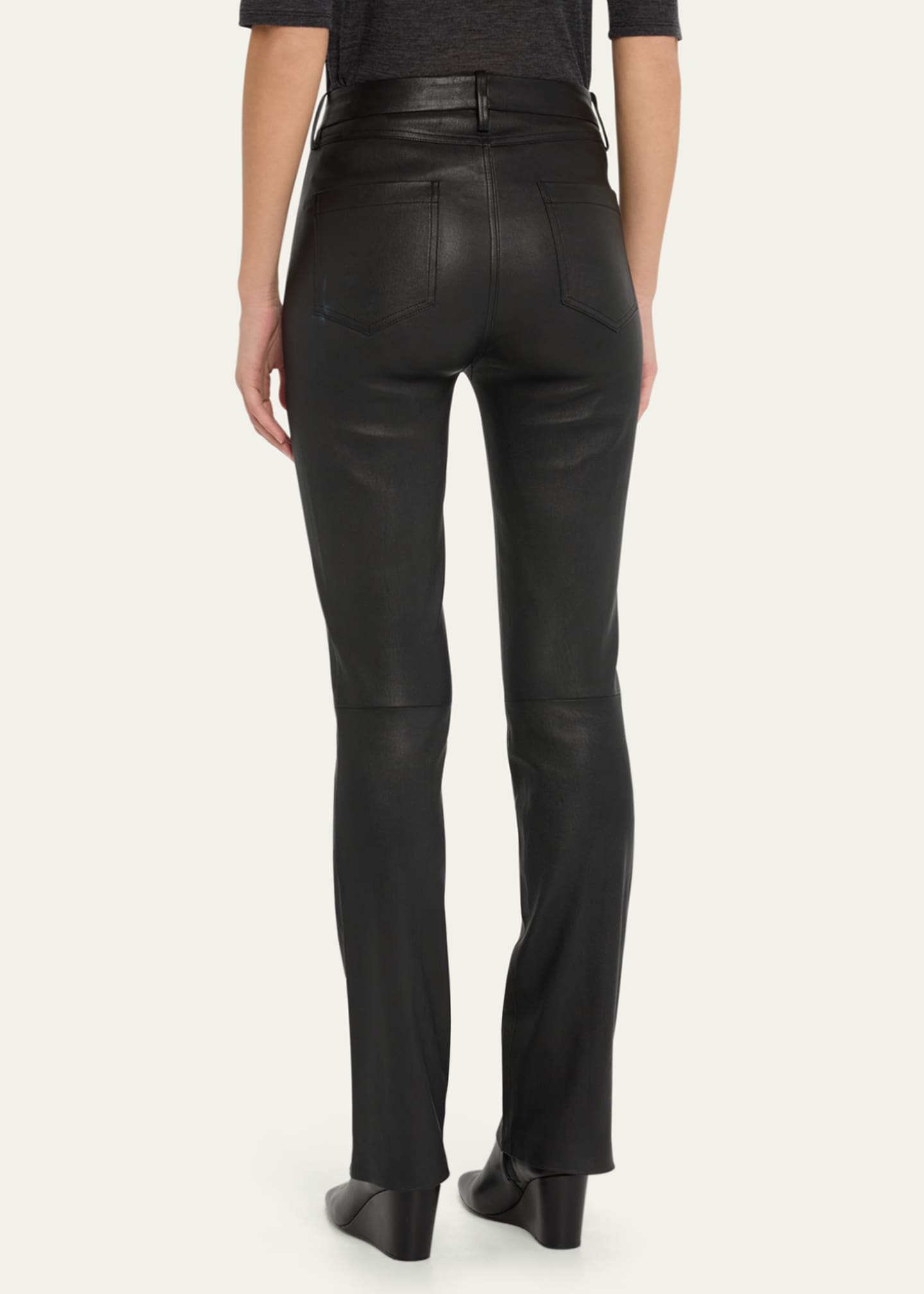 Vince leather joggers discount