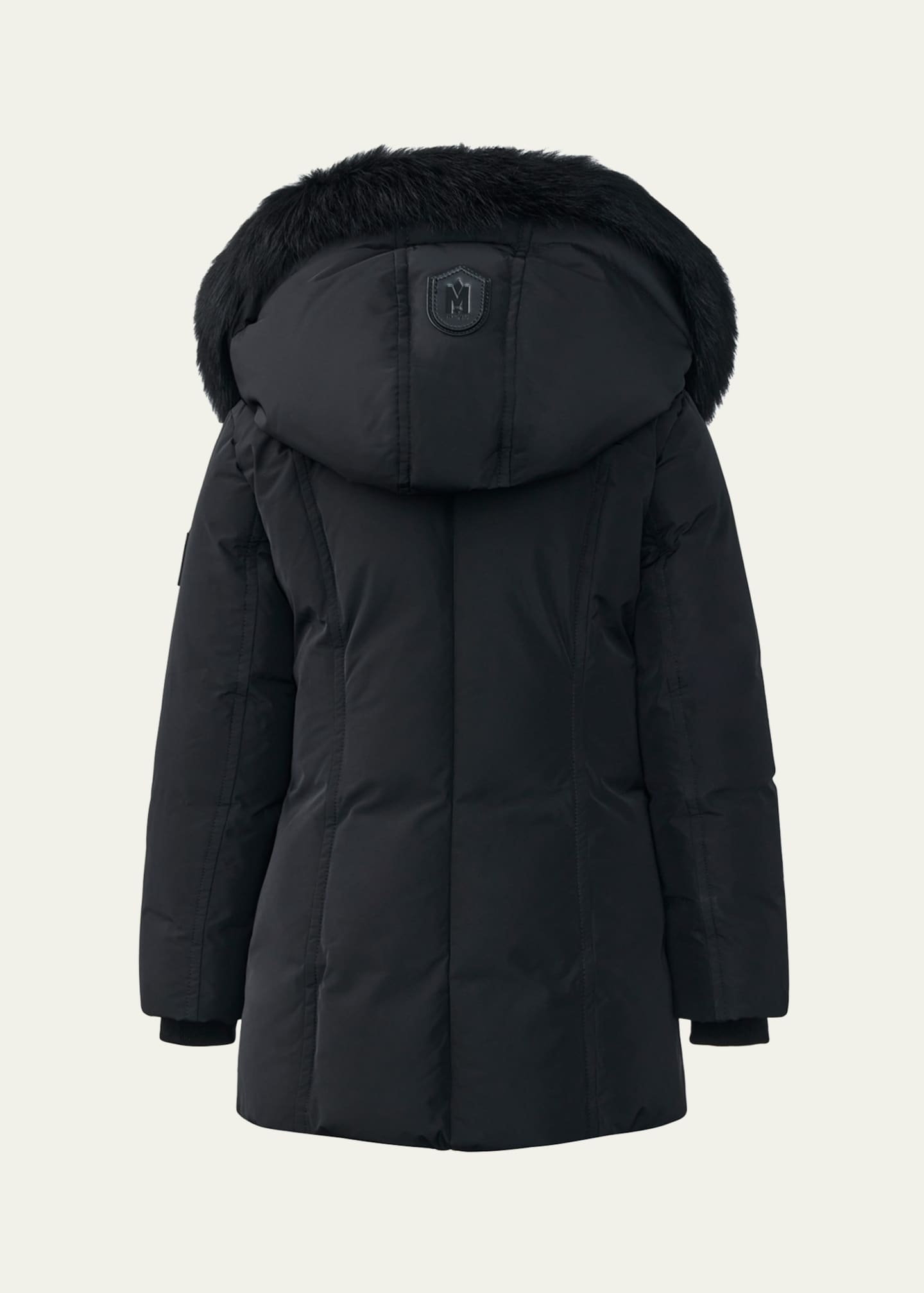 Mackage Girl's Recycled Down Coat W/ Signature Mackage Collar, Size 2-6 Image 2 of 3