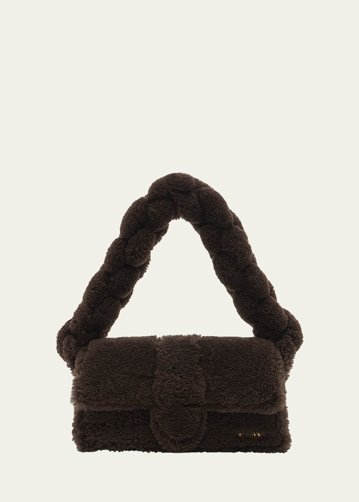 Jacquemus Le Bambidou Lamb Shearling Shoulder Bag Image 1 of 5