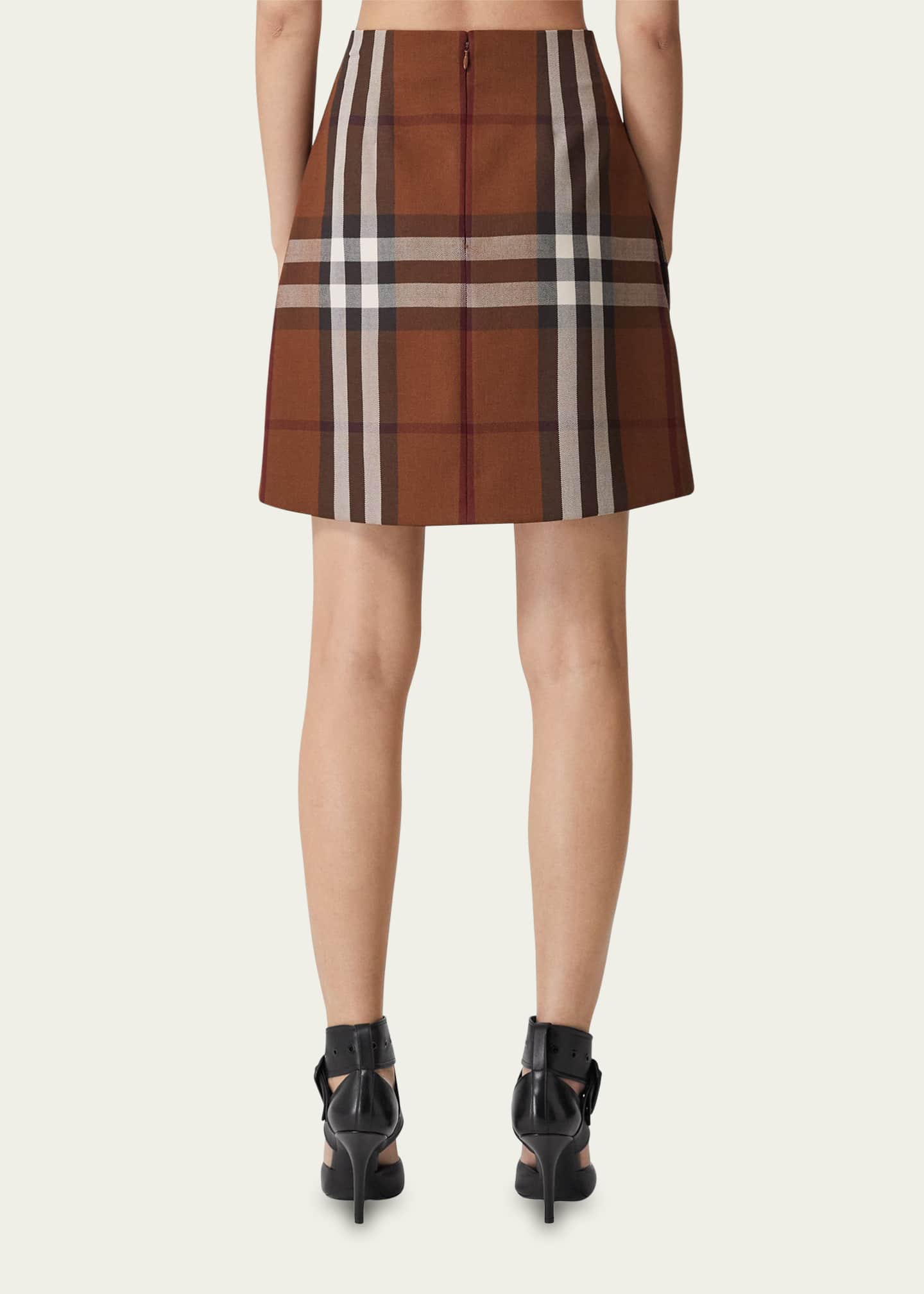 Burberry Teodora Check Mini Skirt - Bergdorf Goodman