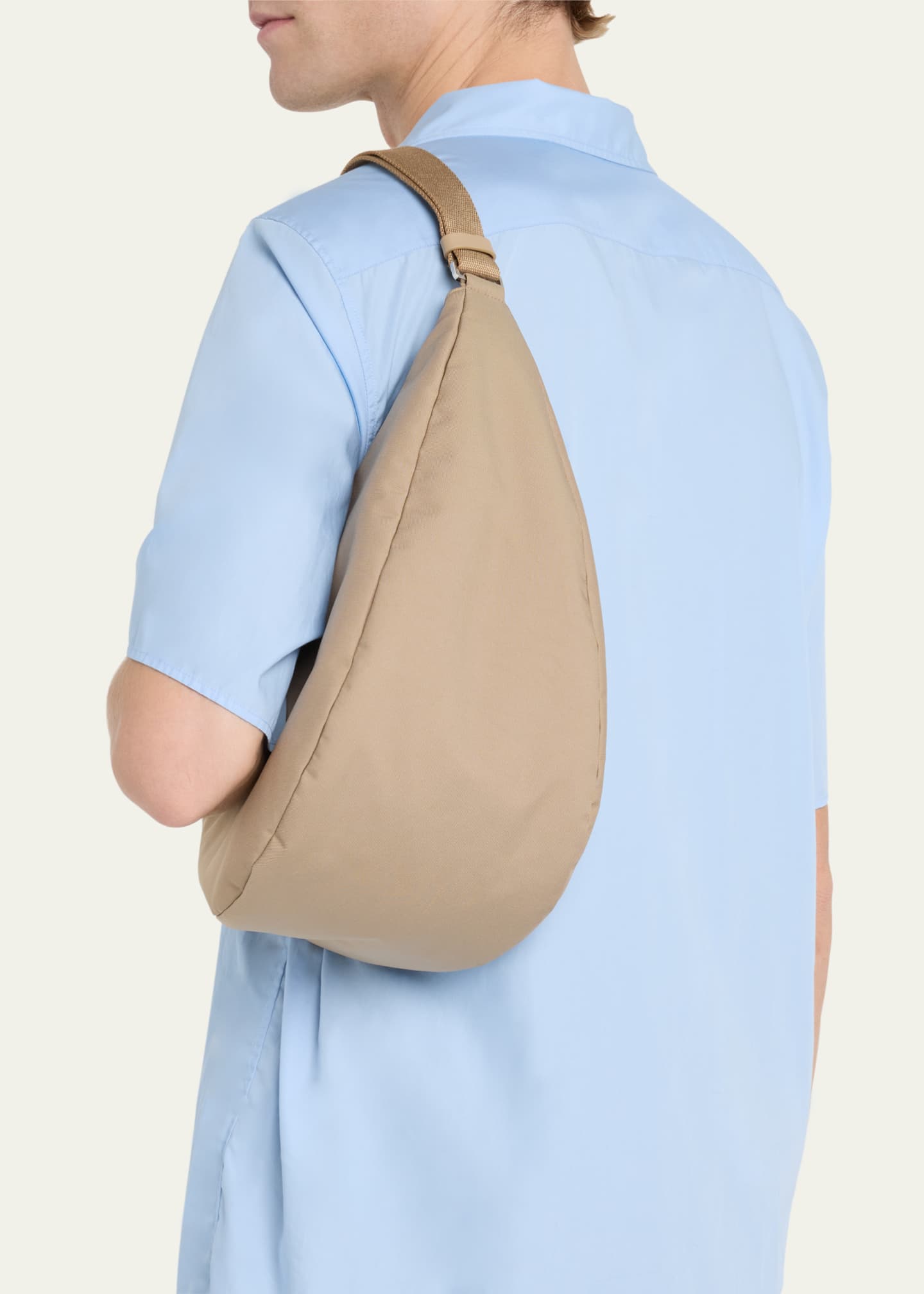 The Row Beige Slouchy Banana Bag