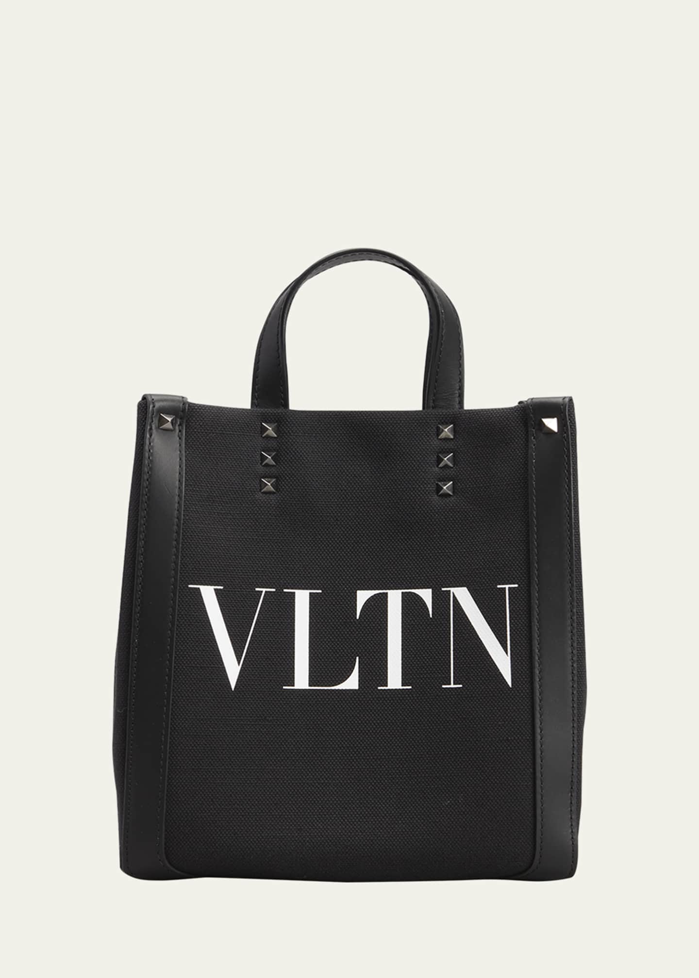 Vltn leather small crossbody bag - Valentino Garavani - Men