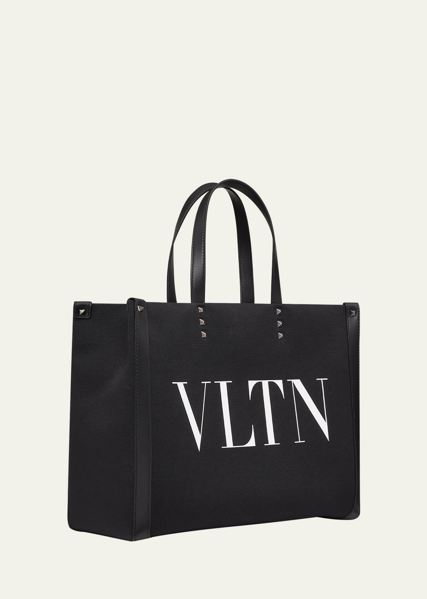 Valentino Garavani Men's VLTN Medium Canvas Tote Bag - Bergdorf Goodman