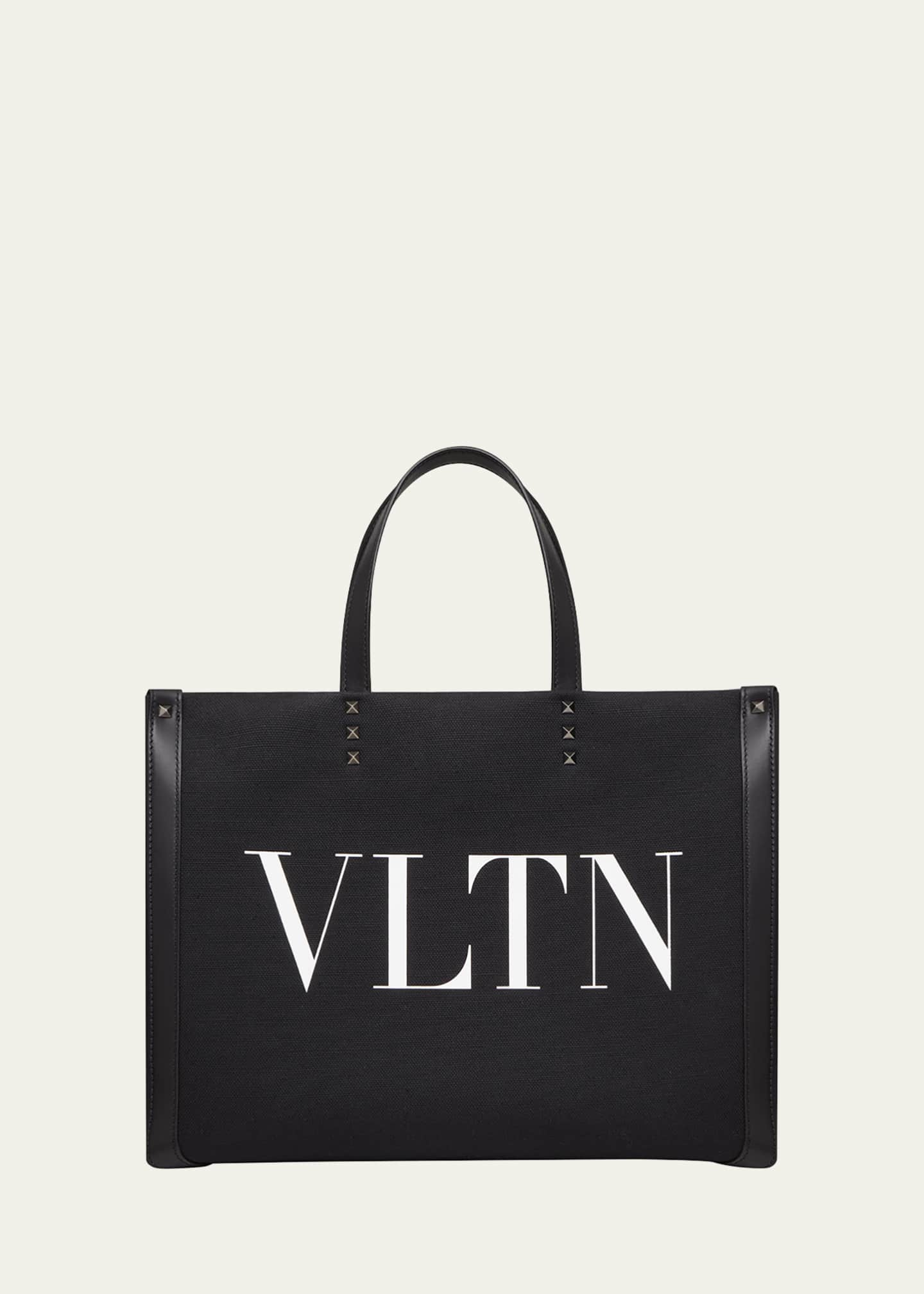 Valentino Garavani Men's VLTN Medium Canvas Tote Bag - Bergdorf Goodman