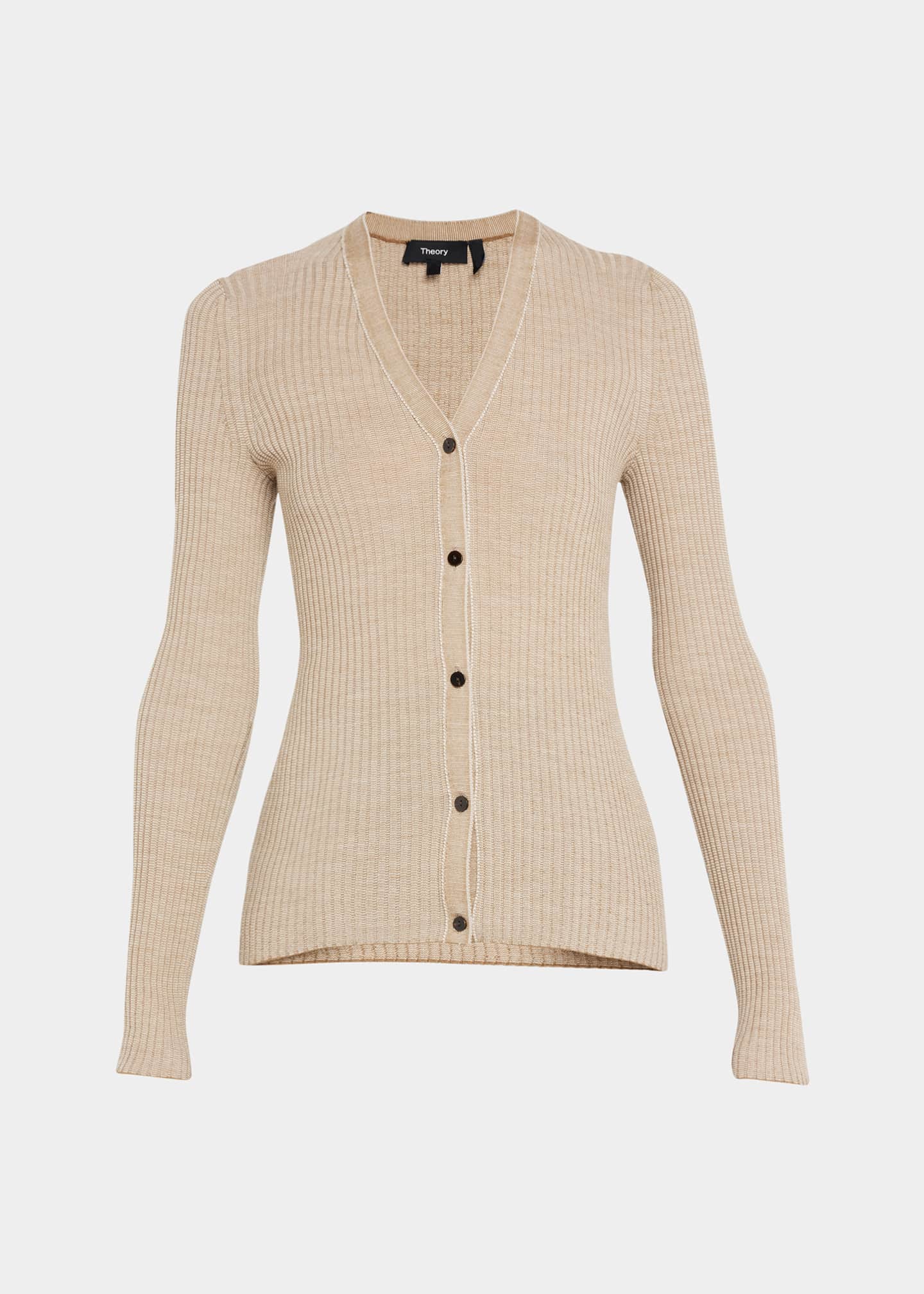 スペシャルオファ theory V-Neck Regal Wool Cardigan Regal Wool
