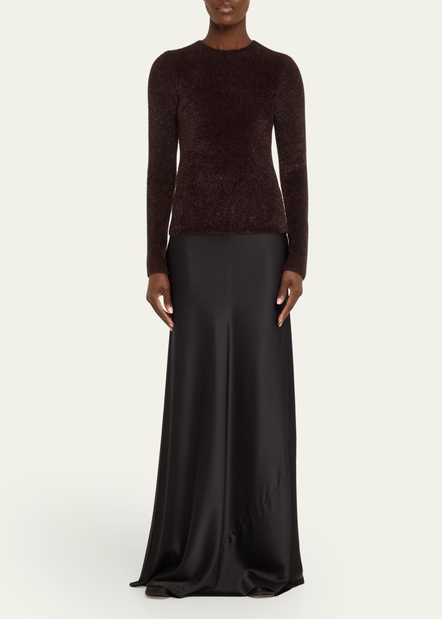 Vince Lurex Eyelash Knit Pullover Top Image 2 of 5