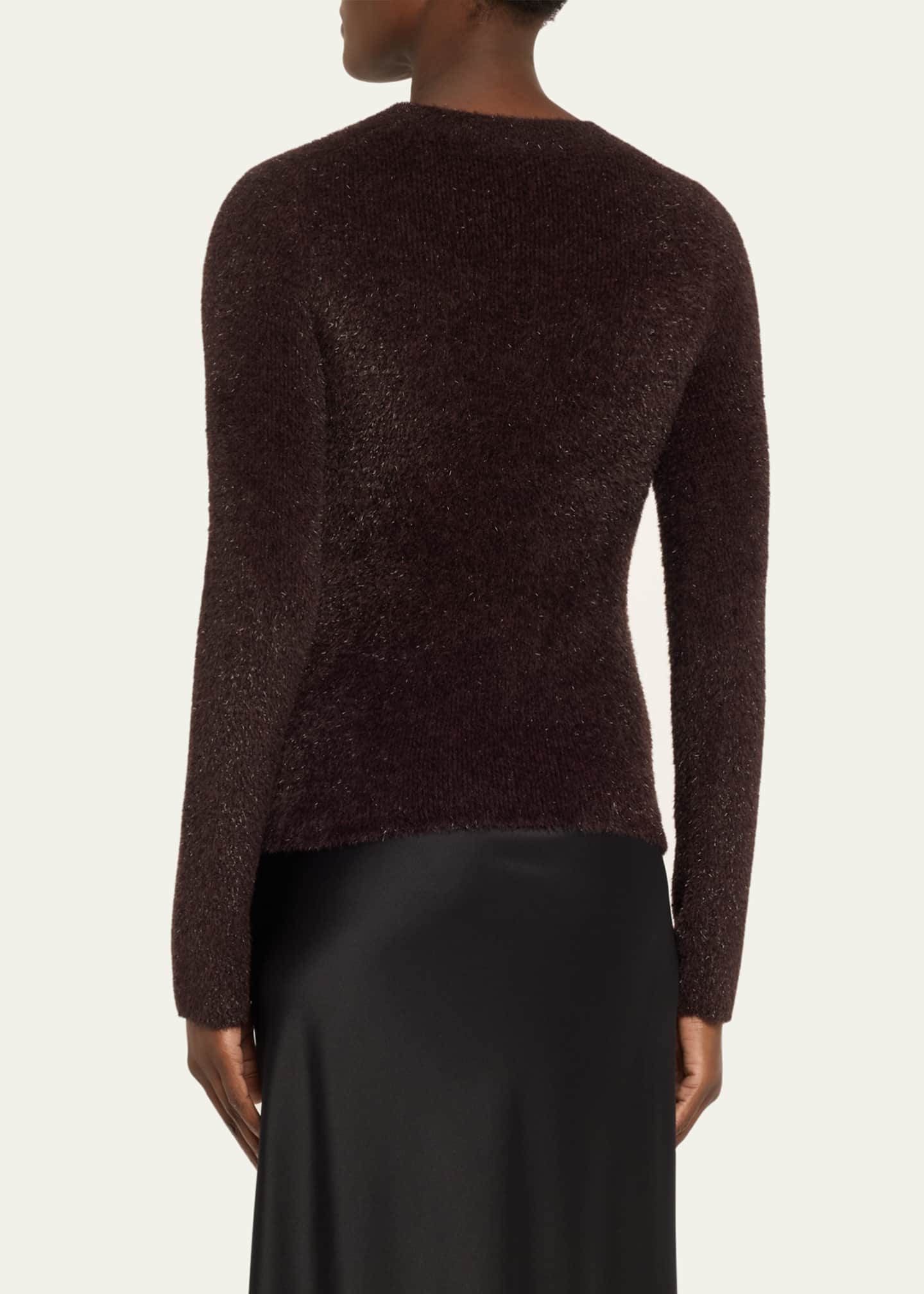 Vince Lurex Eyelash Knit Pullover Top Image 3 of 5
