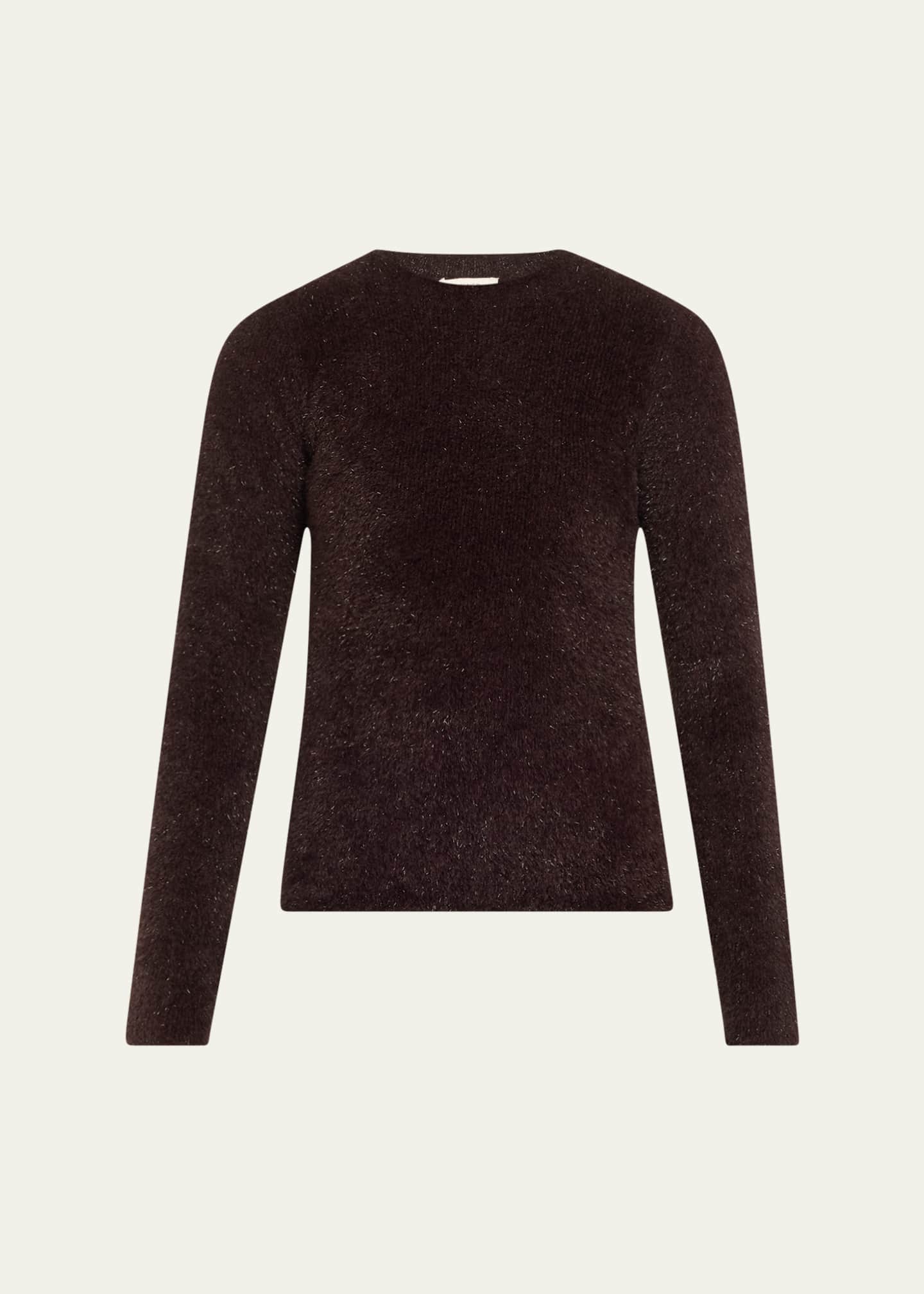 Vince Lurex Eyelash Knit Pullover Top Image 1 of 5